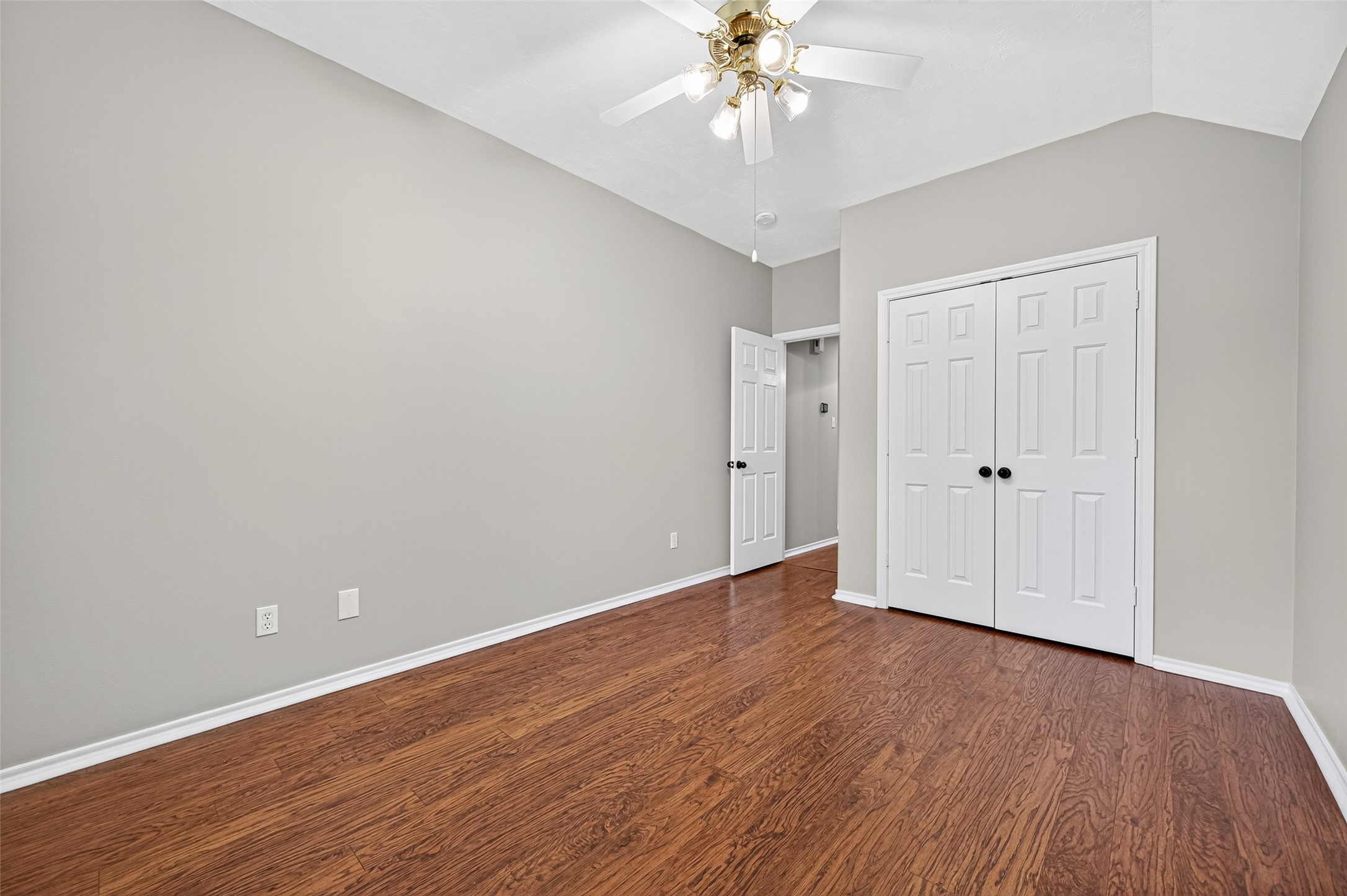 Bedroom 3 with bifold closet doors