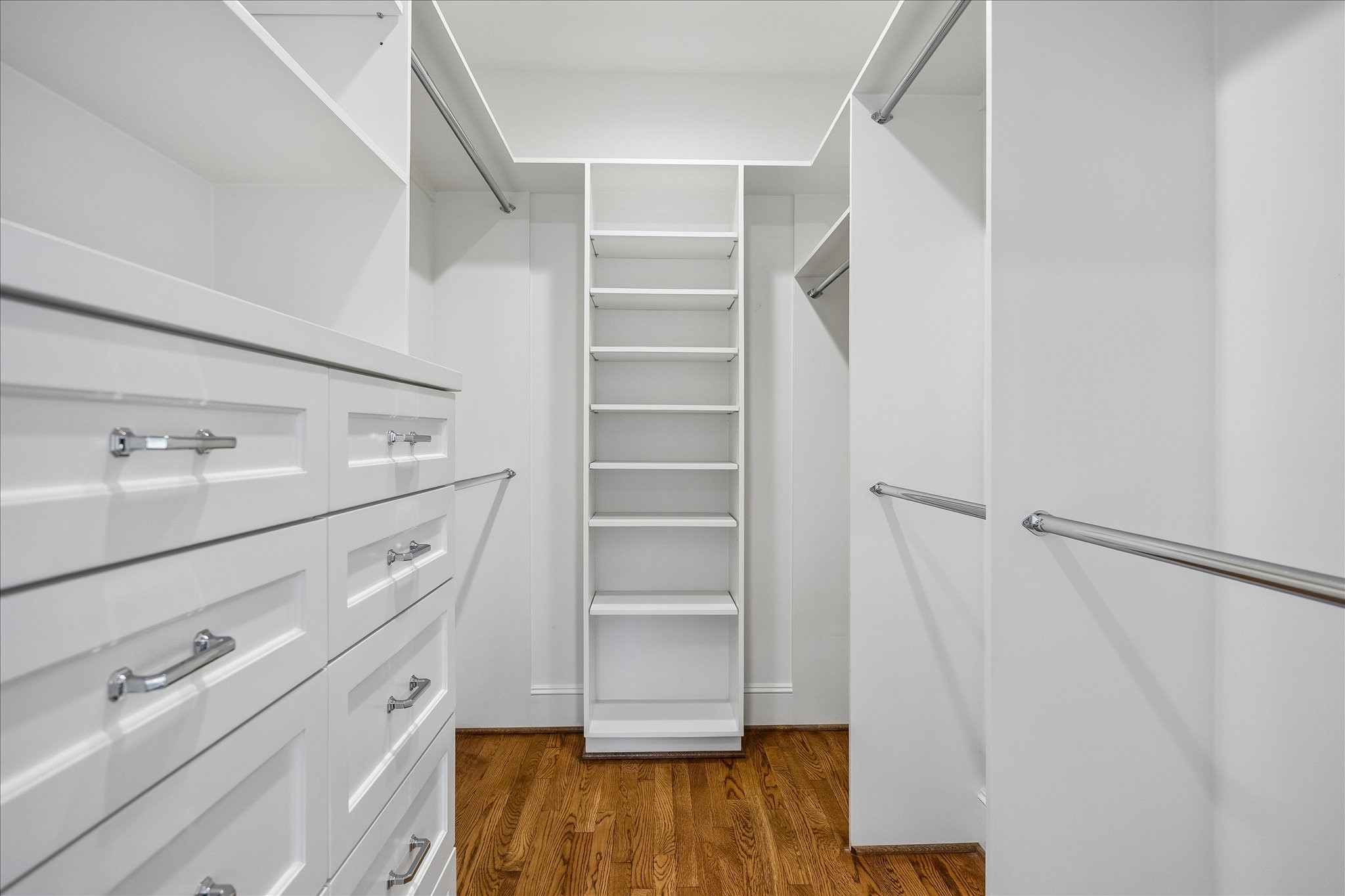 Custom walk-in closet