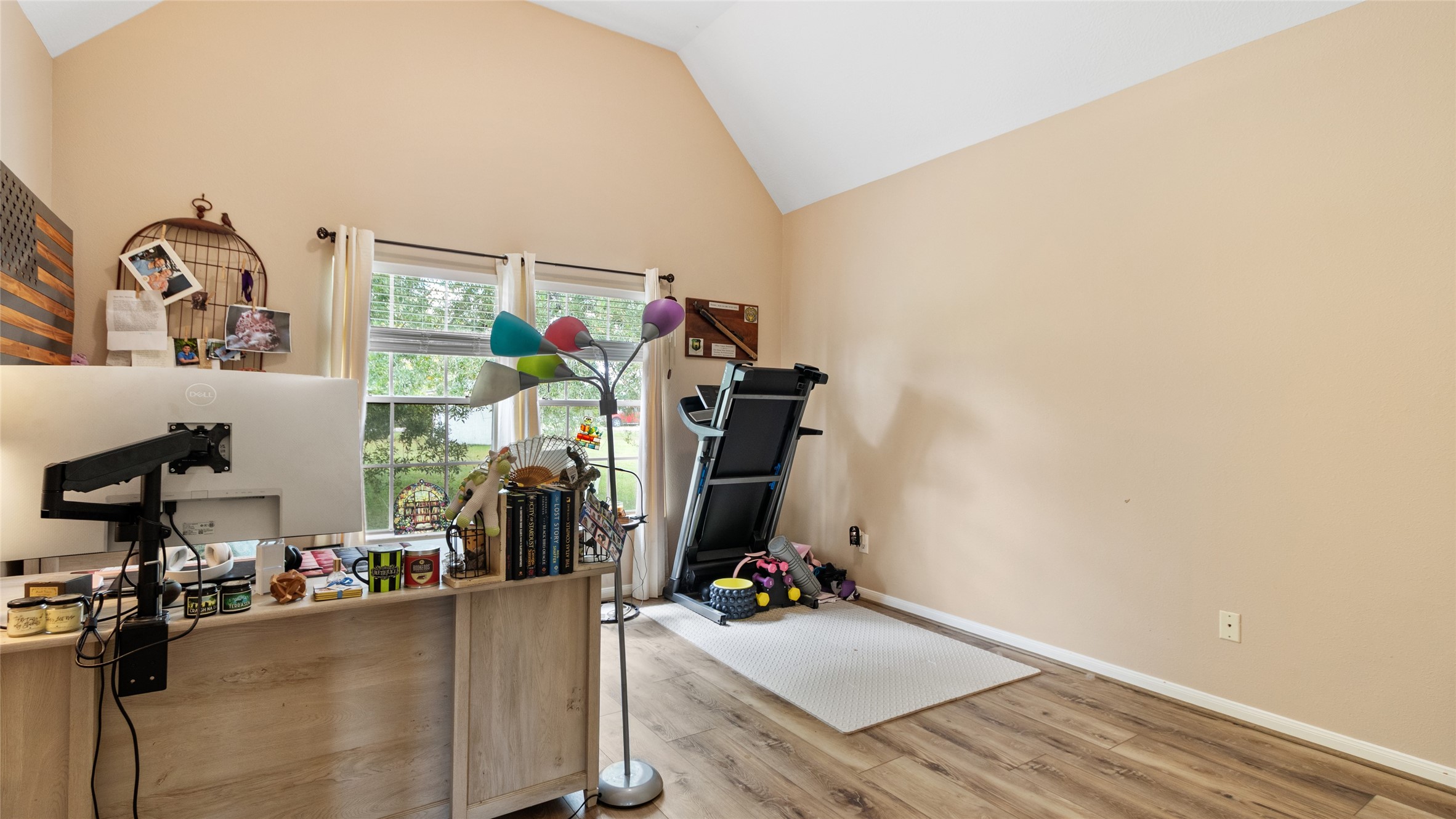 Currently used as an office, this is a true bedroom with its own closet for added flexibility.