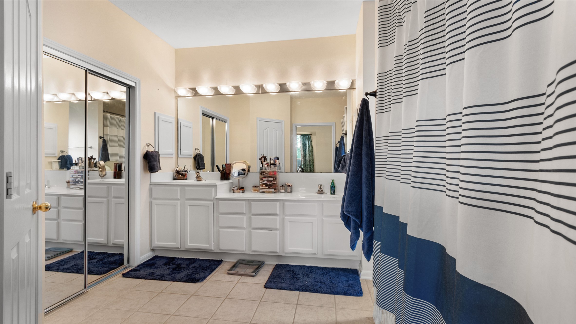 The primary bathroom features double sinks for added everyday convenience.