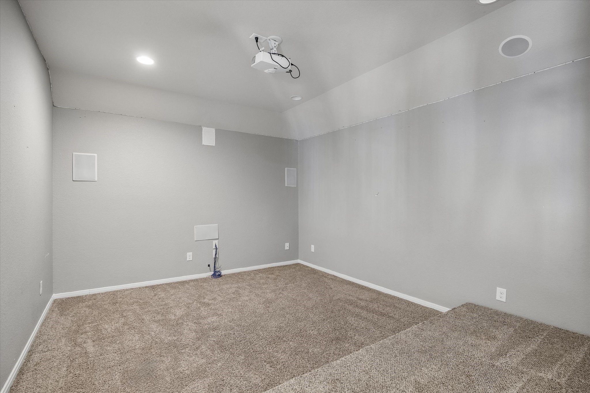 Large media room perfect for Friday movie nights with the family!