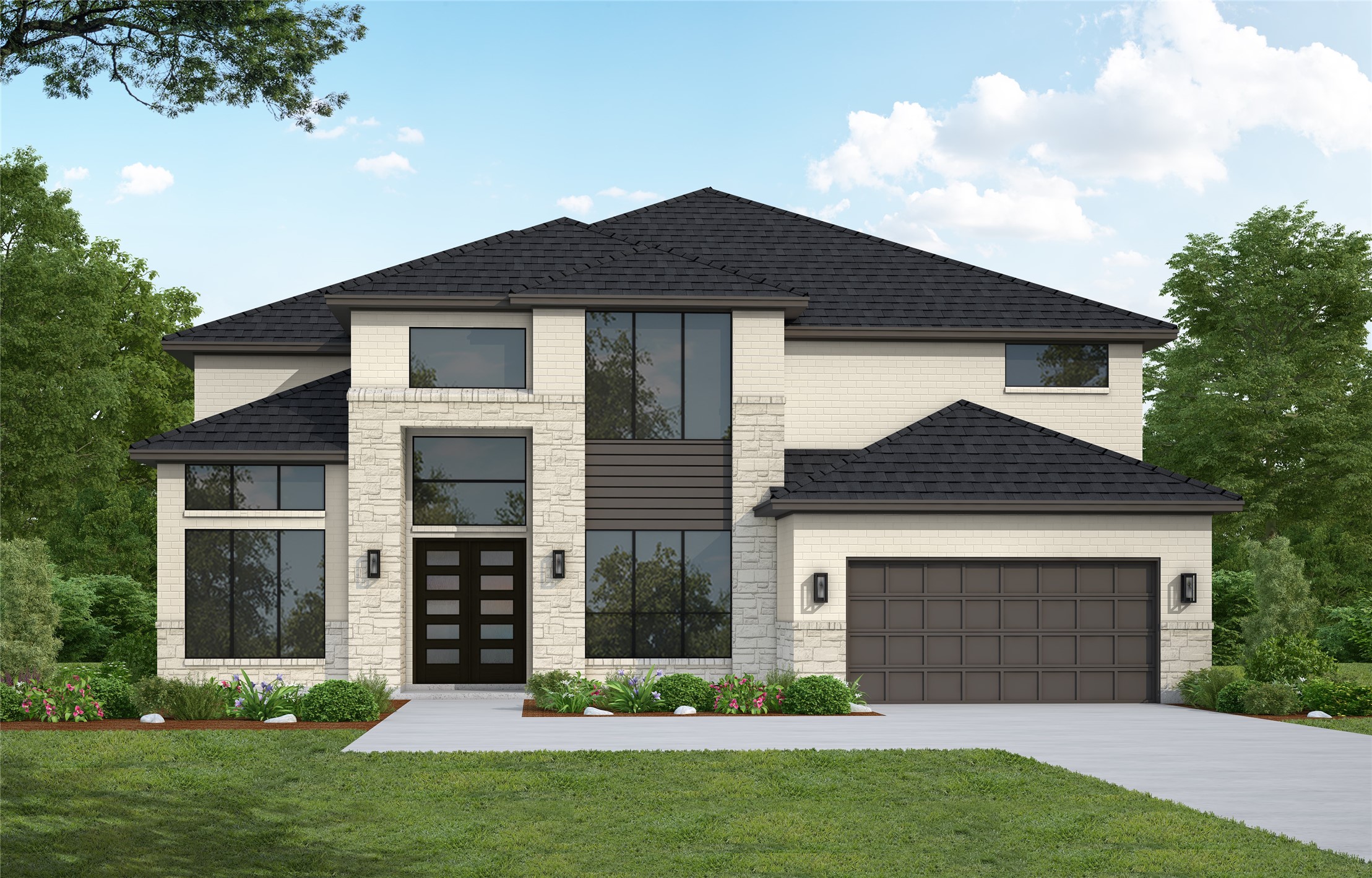 Westin Homes | Jaxson II  Currently Under Construction. Rendering for illustration purposes only; features, selections and colors may vary.