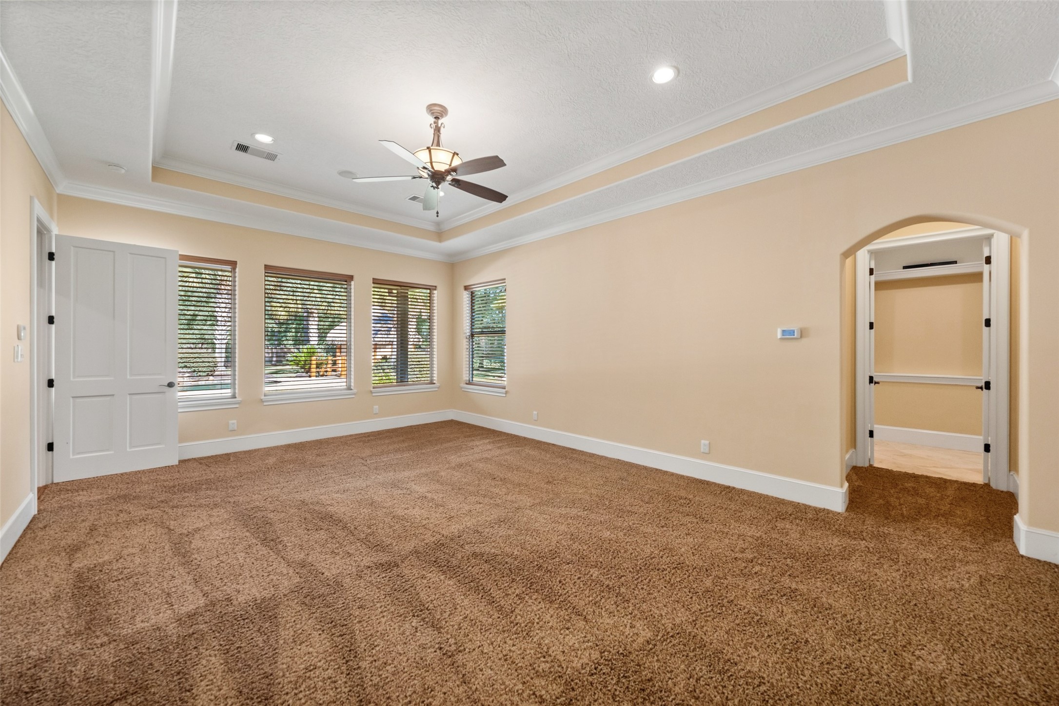 Expansive owner's suite with personalized climate control for ultimate comfort.