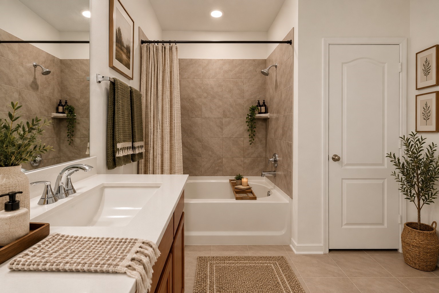 Virtually Staged Primary Bath Virtually Staged Primary Bath