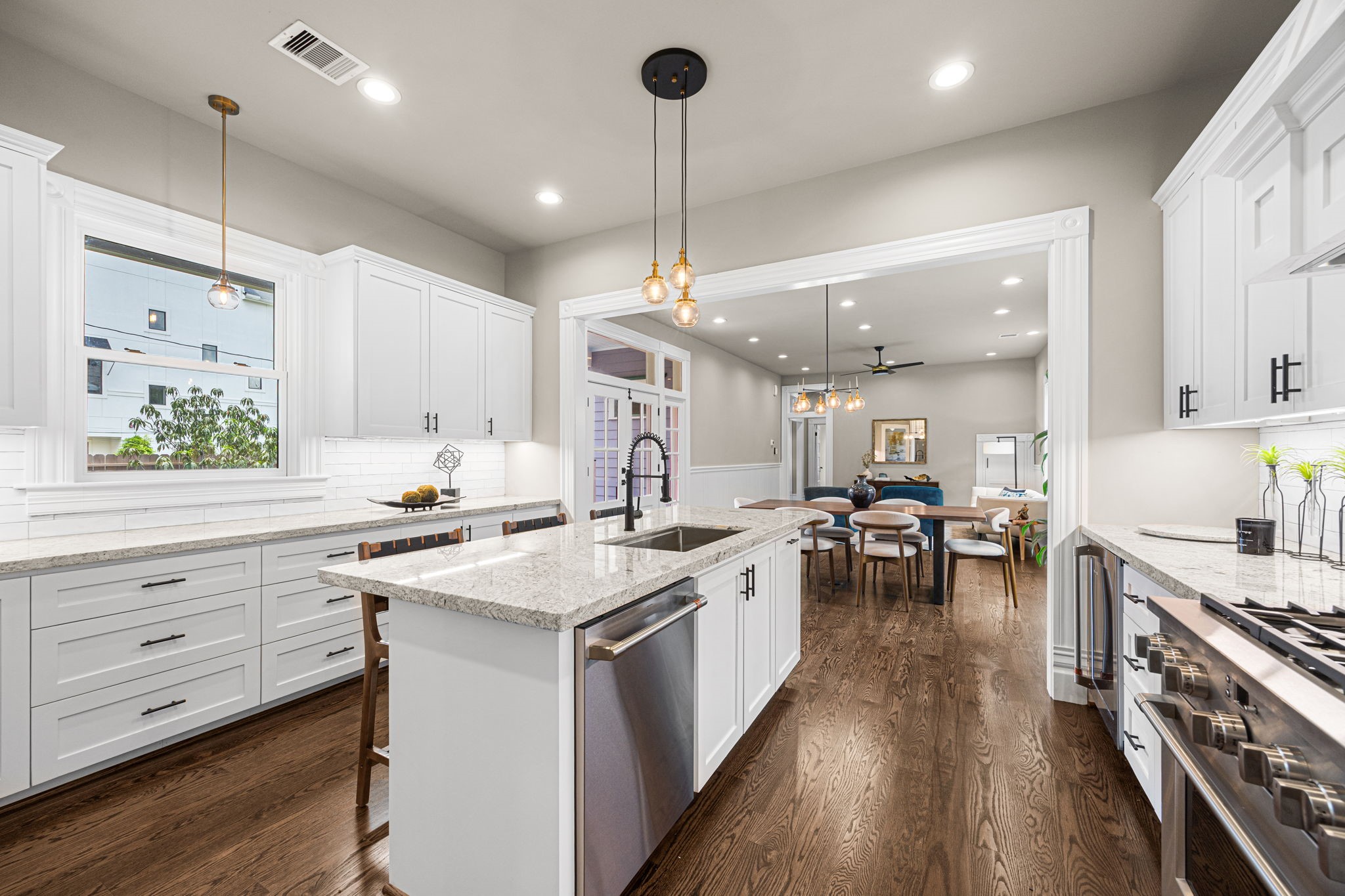 The kitchen is truly the heart of this home - both in size, efficiency, finishes...and appliances!