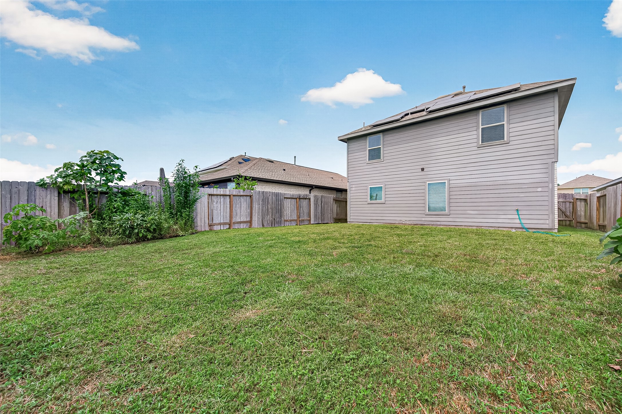 Lots of backyard space