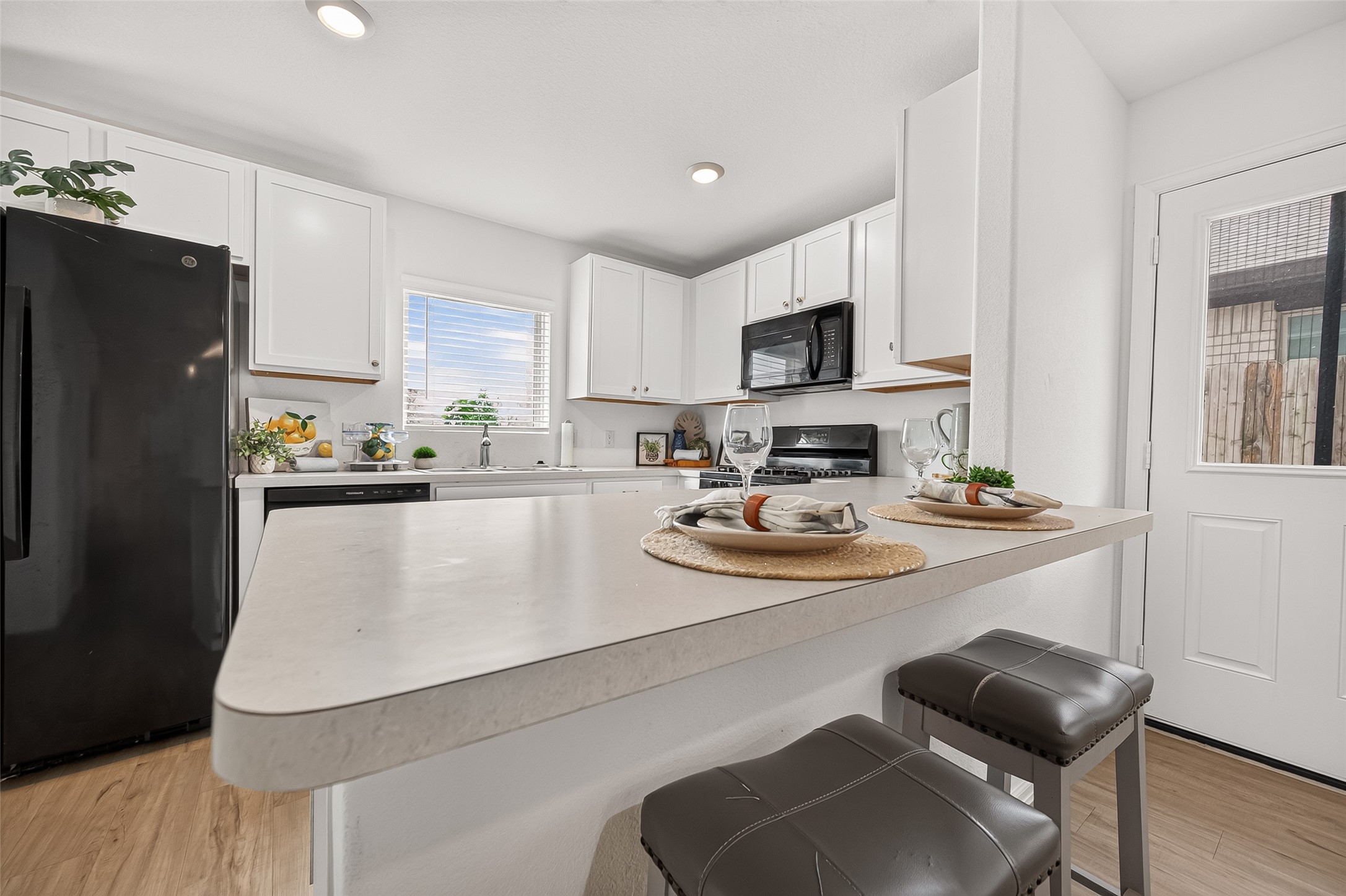 Open concept kitchen