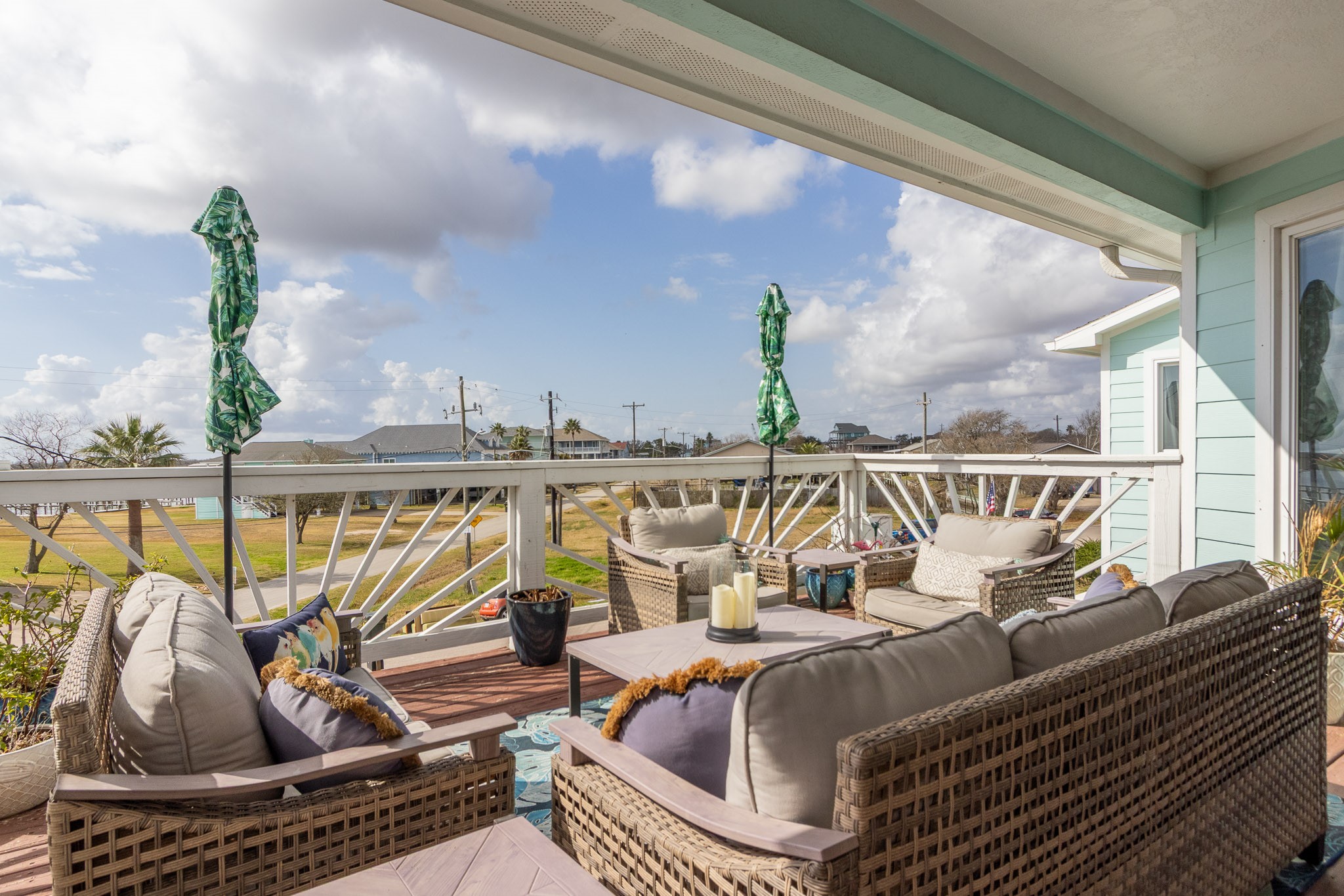 Front deck.  Perfect for entertaining or relaxing.