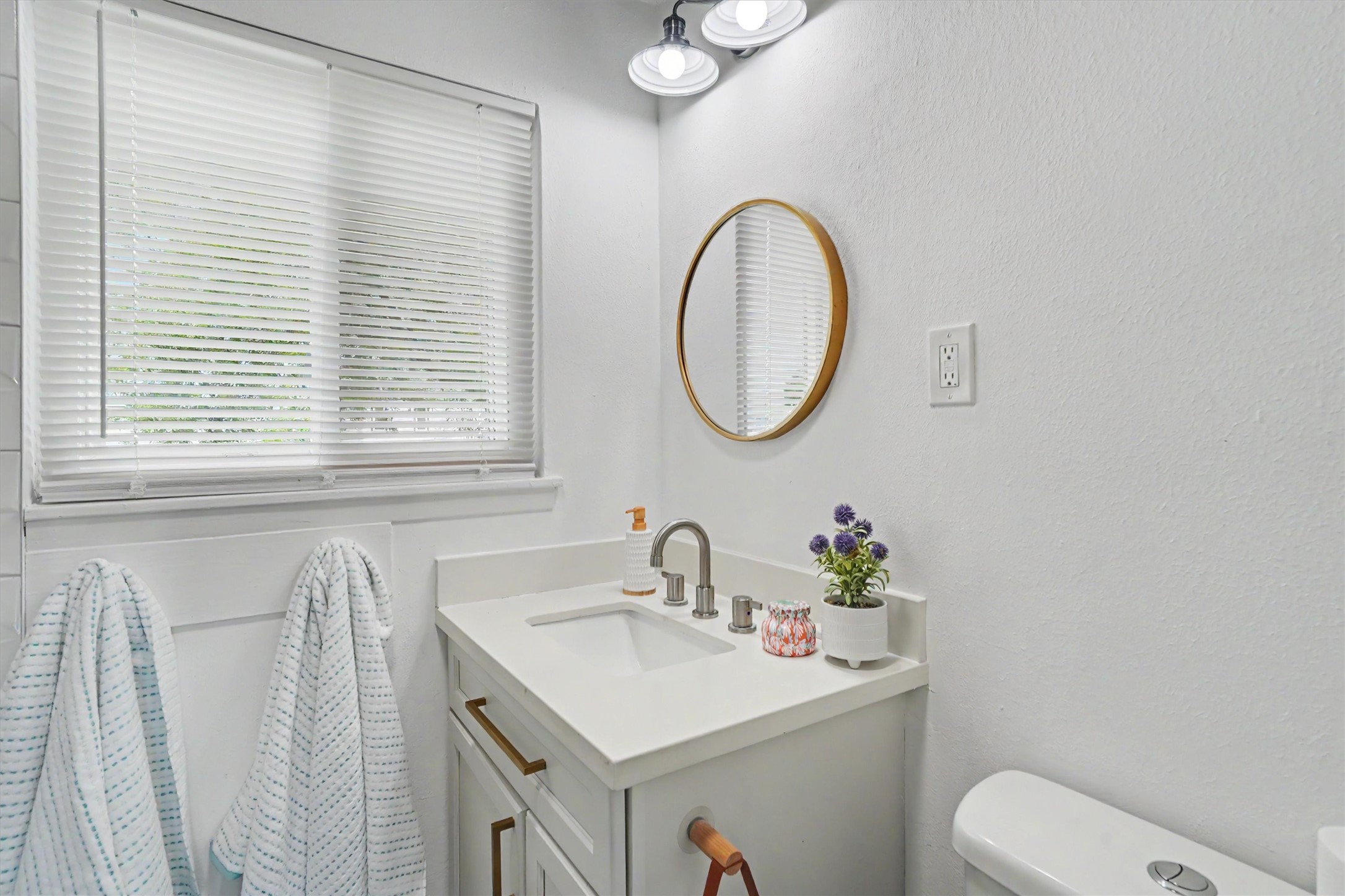 Super stylish and updated bathroom
