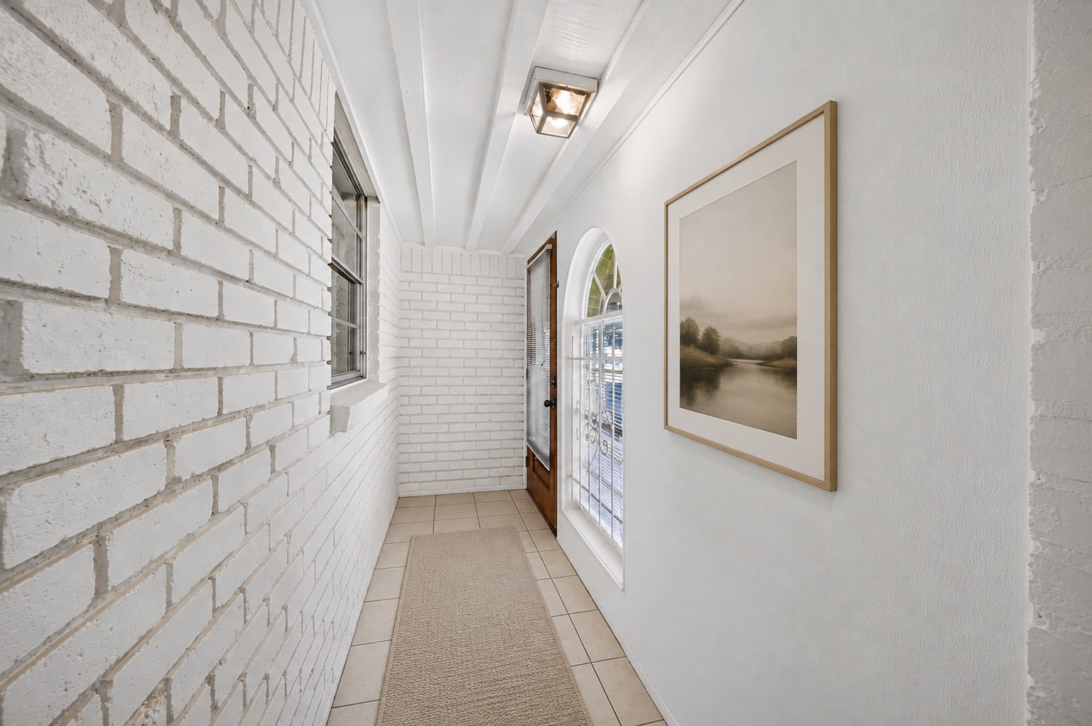 Private second entrance offering added convenience and flexibility.