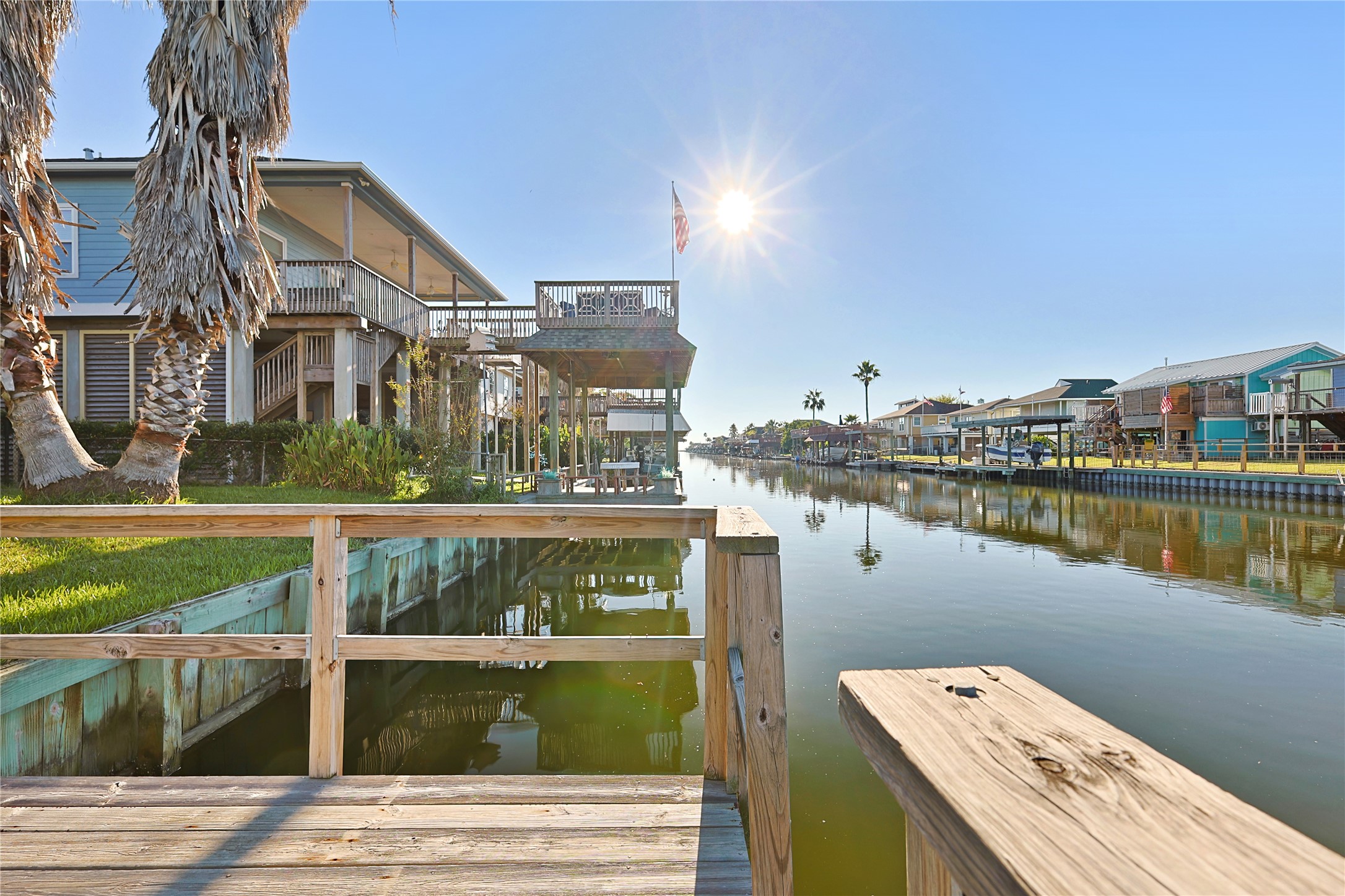 Private dock perfect for fishing