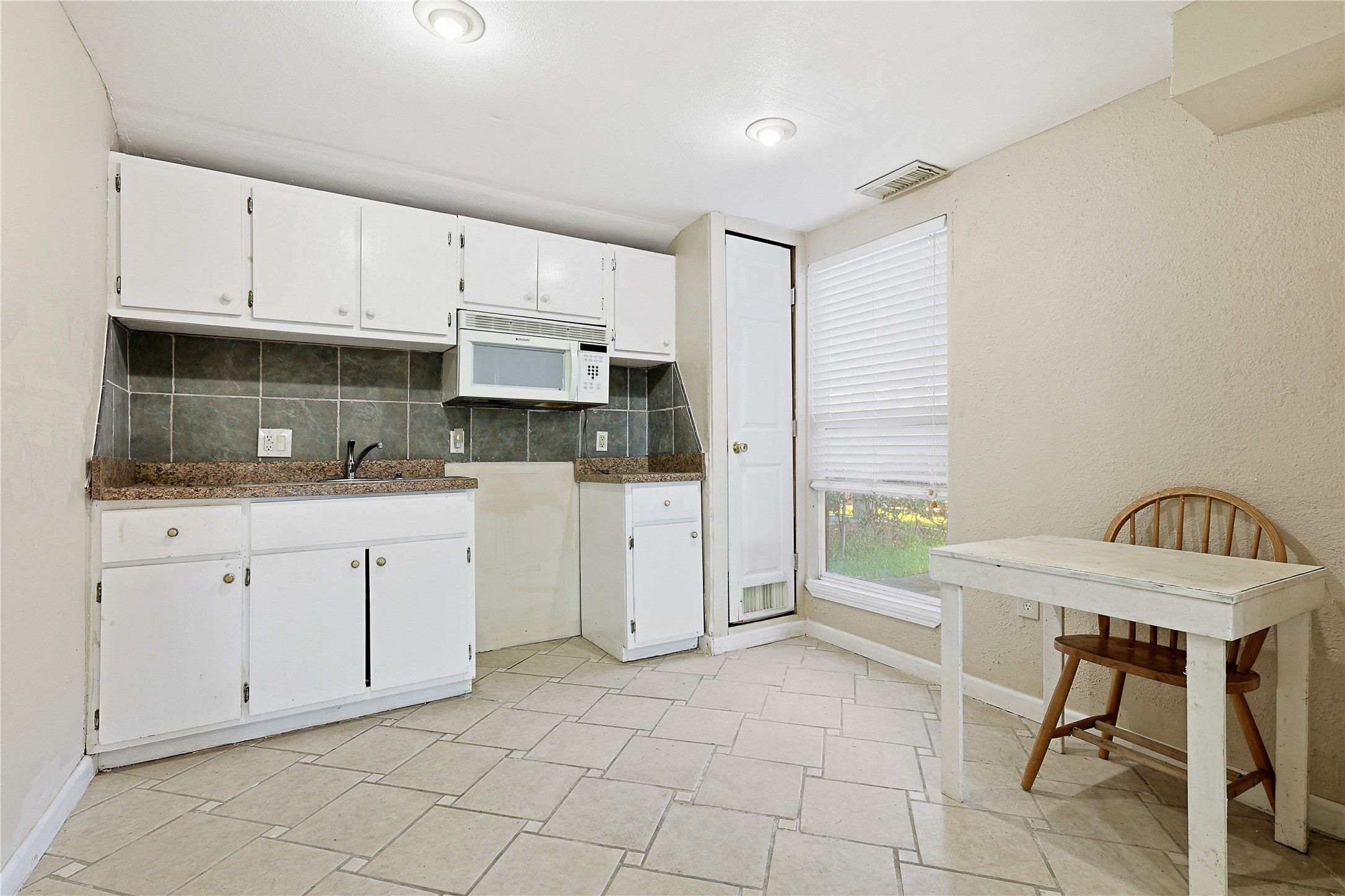 Separate kitchen downstairs