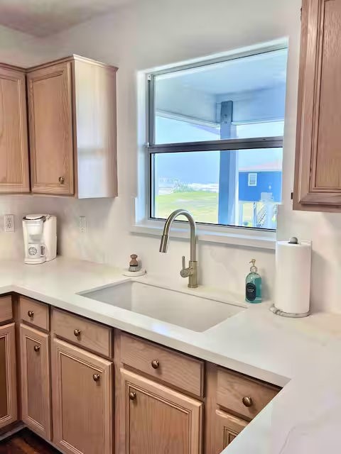 kitchen with gulf views