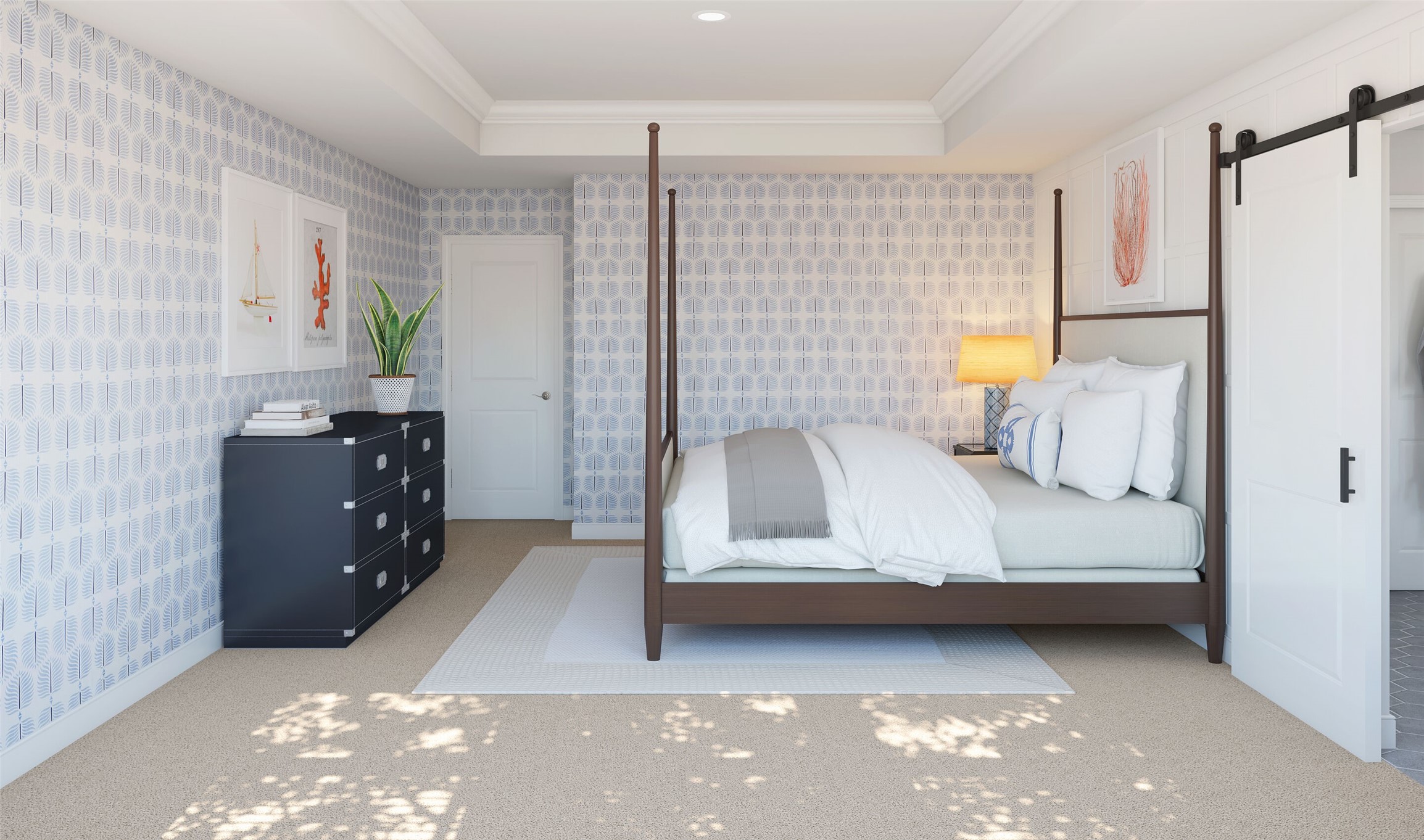 Private primary suite (*Artist rendering used for illustration purposes only. Colors/finishes may differ from the ones currently selected in the home.)