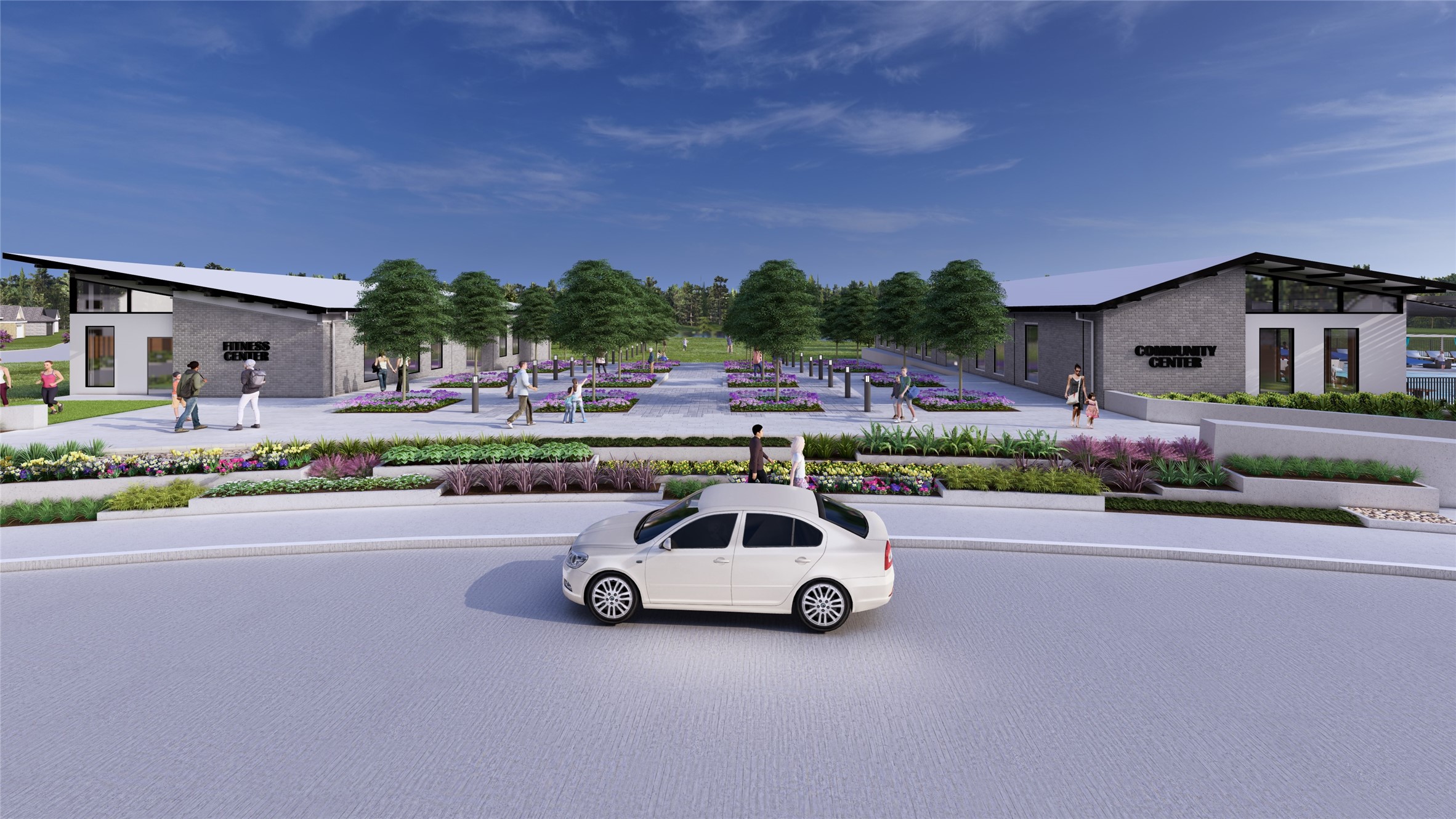 Future Amenities: Fitness Center and resort-style pool (*Artist rendering used for illustration purposes only.)