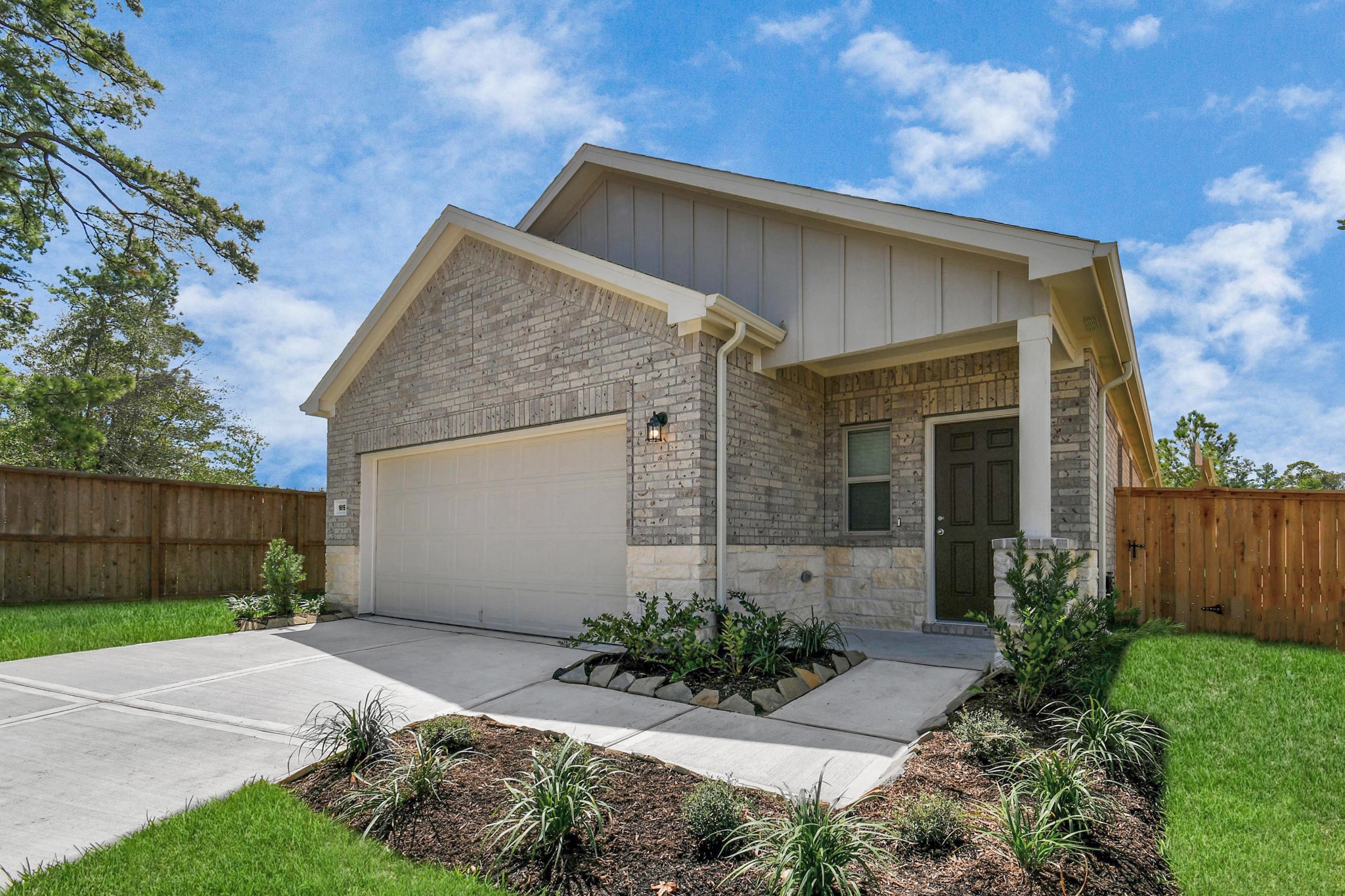 This one-story, four-bedroom home's front exterior captures the essence of a comfortable and inviting living space. It's a place that combines classic charm with modern convenience, offering a warm and welcoming environment for its fortunate occupants. This one-story, four-bedroom home's front exterior captures the essence of a comfortable and inviting living space. It's a place that combines classic charm with modern convenience, offering a warm and welcoming environment for its fortunate occupants.