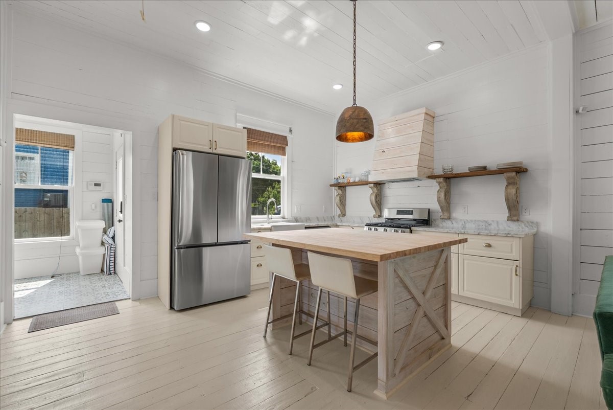 Kitchen and living spaces connect for easy everyday living.