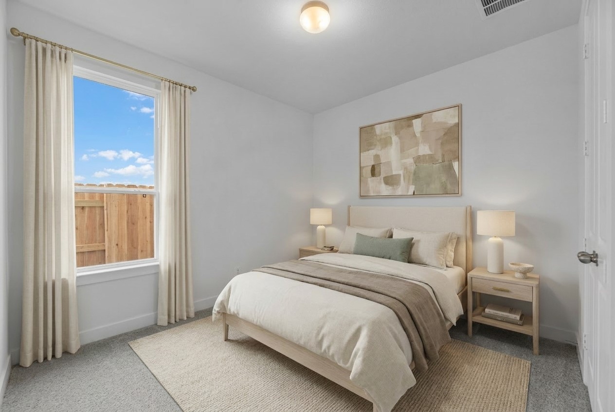 Virtually staged representative image; features, selections and colors may vary.