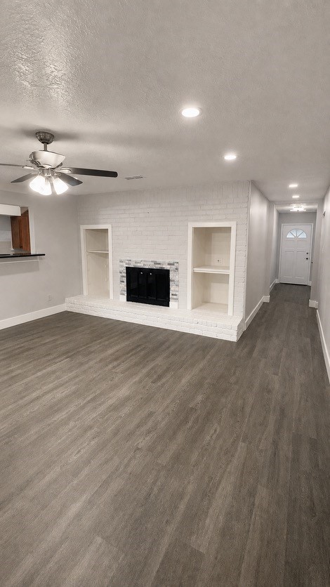 Living room and hallway