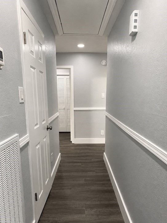 Hallway and closet