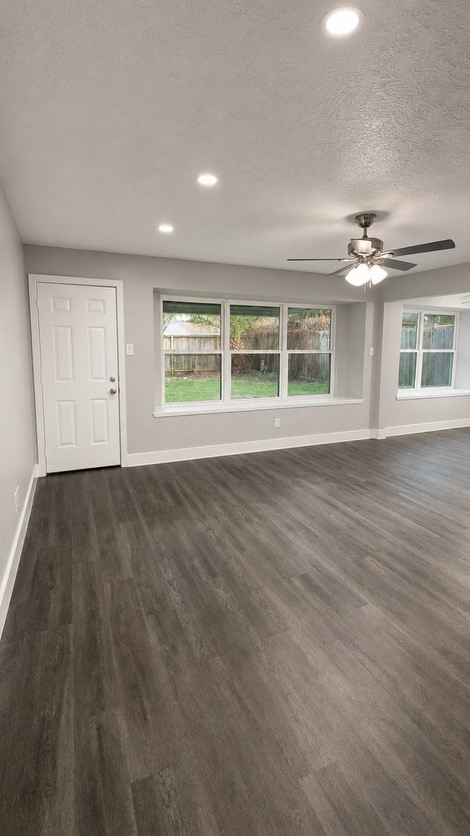 Living room view from hallway