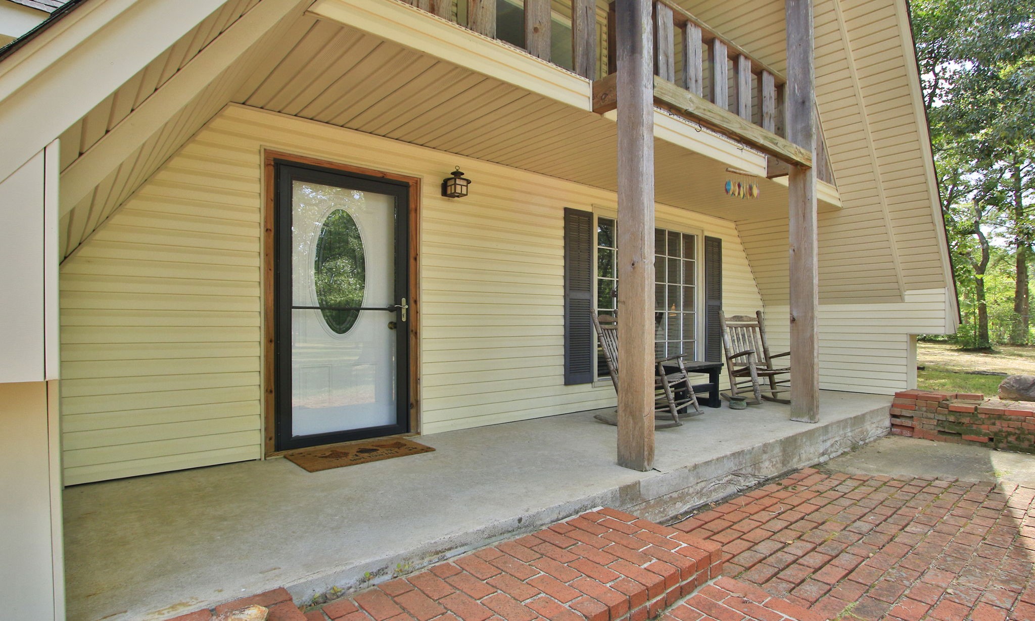 Its time to enjoy the good life.
Grab your favorite beverage, settle into a rocking chair on the porch or relax on the second-floor balcony, the perfect place to unwind, enjoy the peaceful surroundings, and watch the wildlife