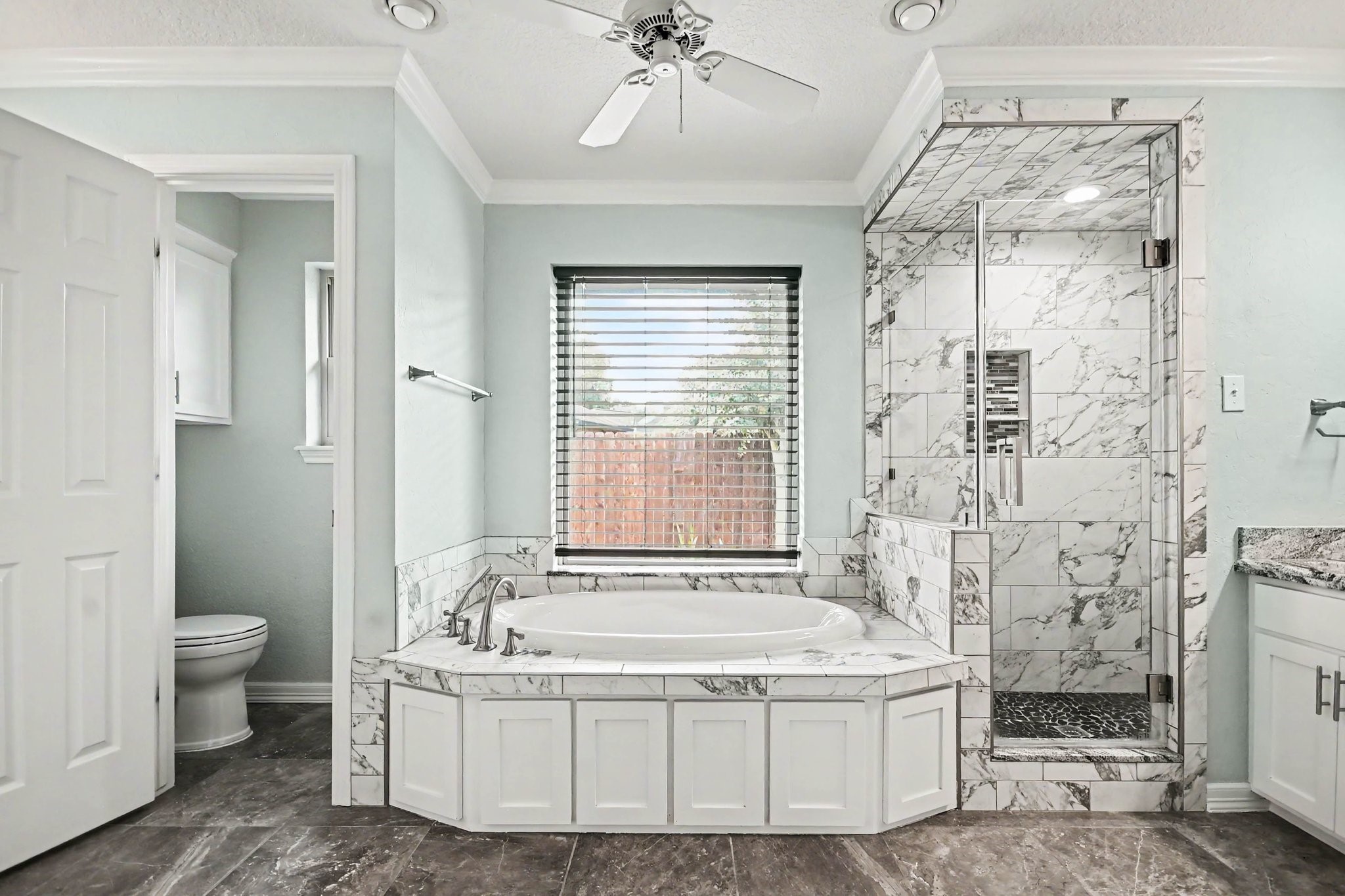 Primary custom upgraded bathroom