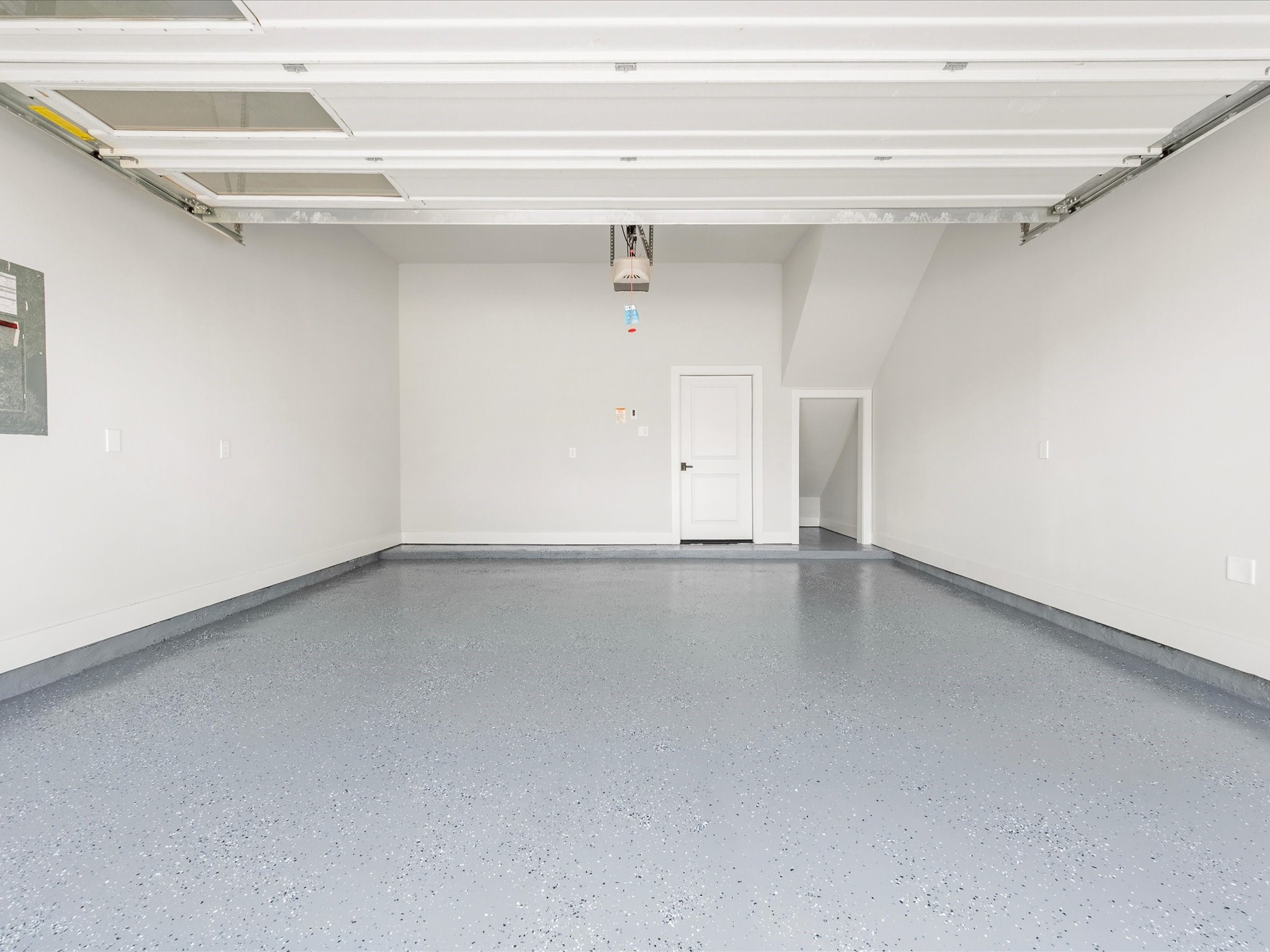 A spacious 2-car garage adds everyday convenience to this modern EaDo home, ideally located minutes from Downtown Houston, Daikin Park, Toyota Center, and Discovery Green.