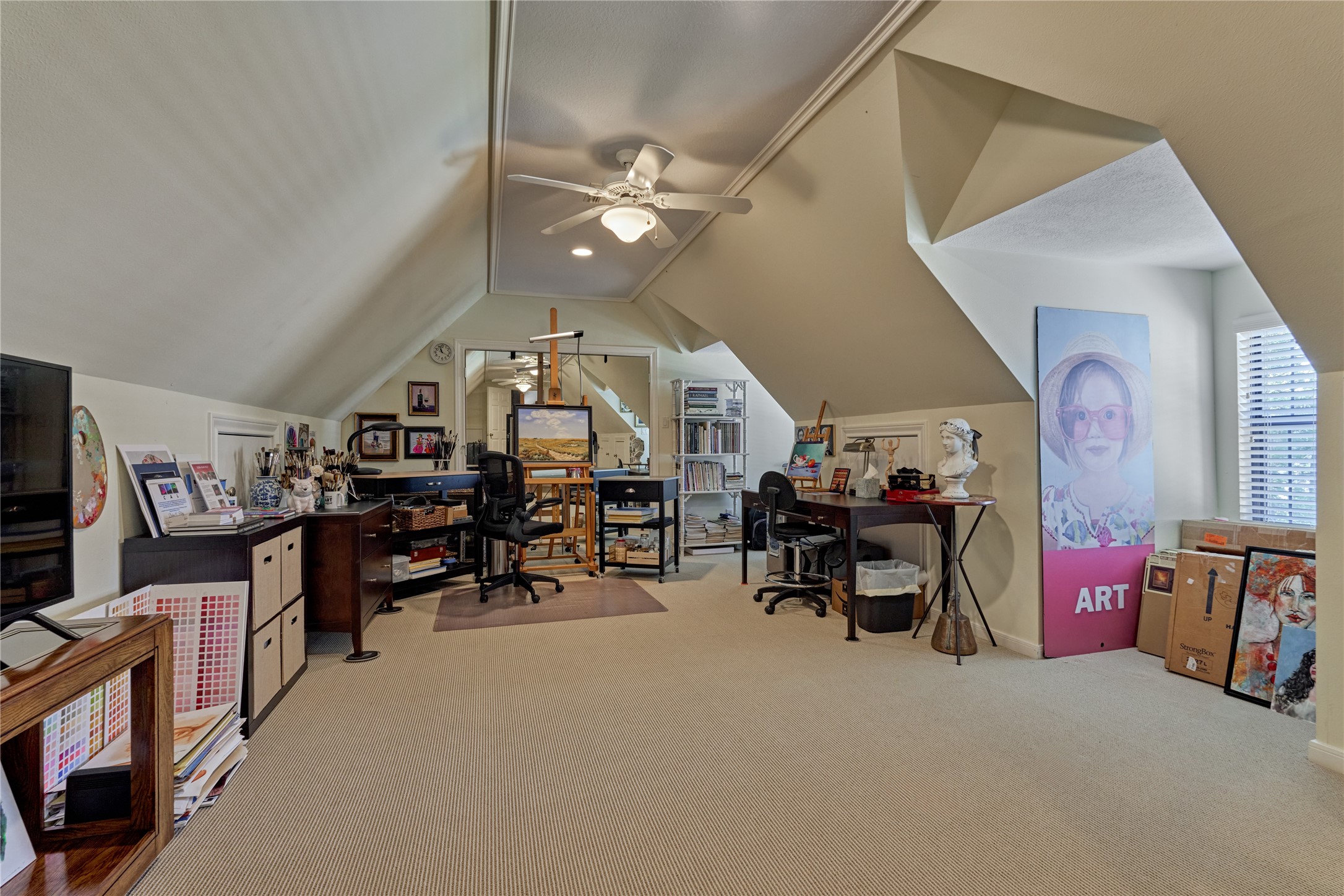 Take a look at this amazing game room! This could be a 5th bedroom. The possibilities are endless!