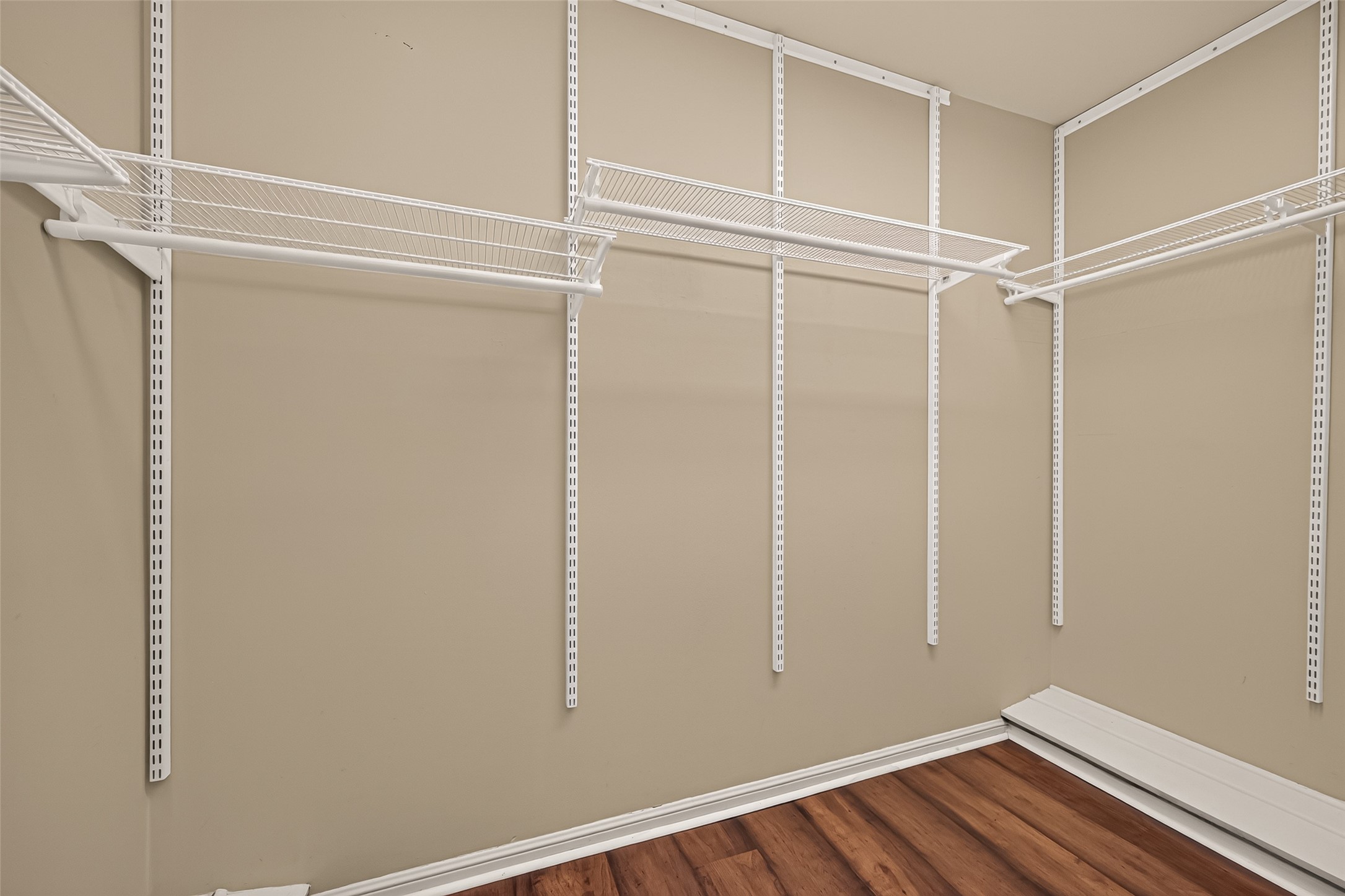 Primary closet