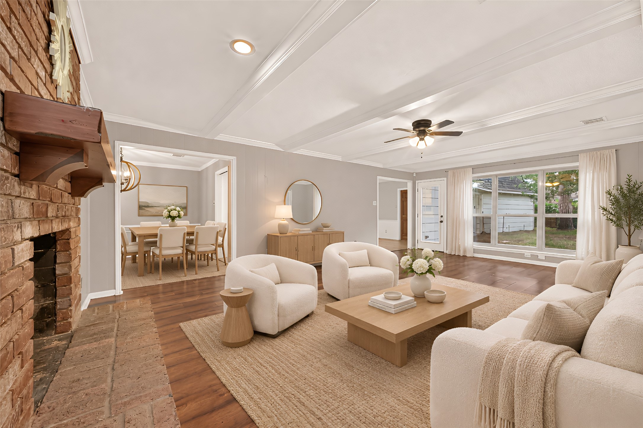Living room- Virtually staged