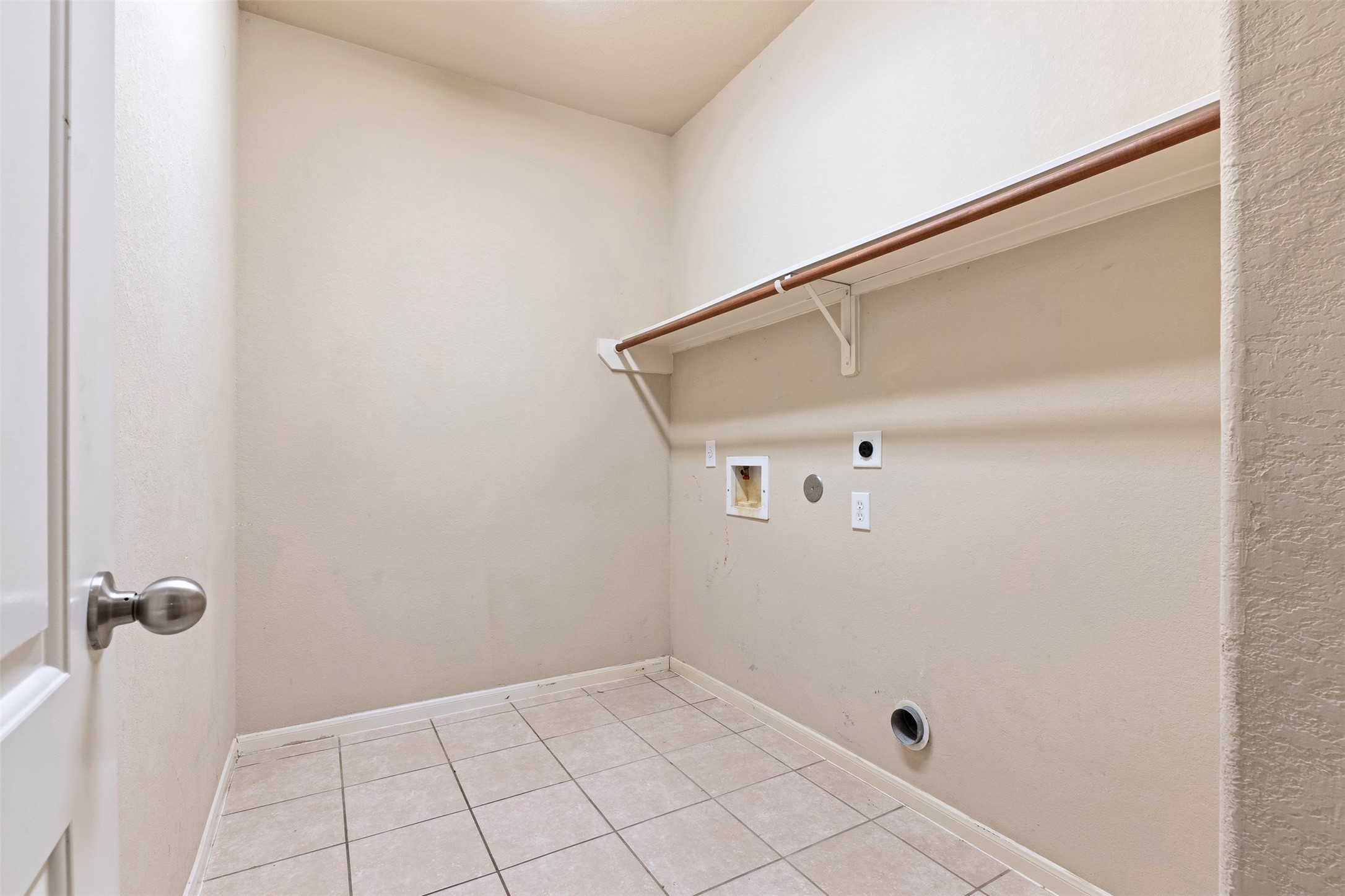 In home laundry room
