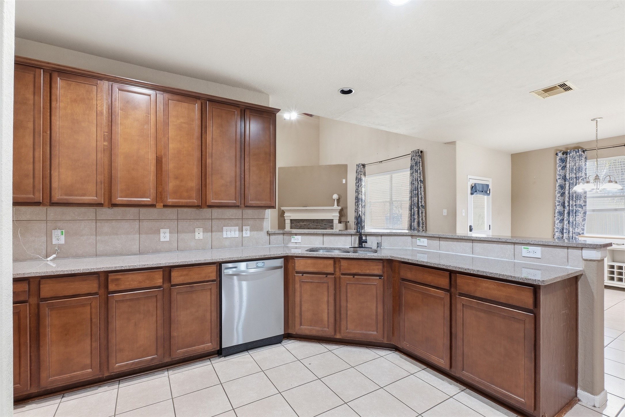 Large kitchen with lots of storage!