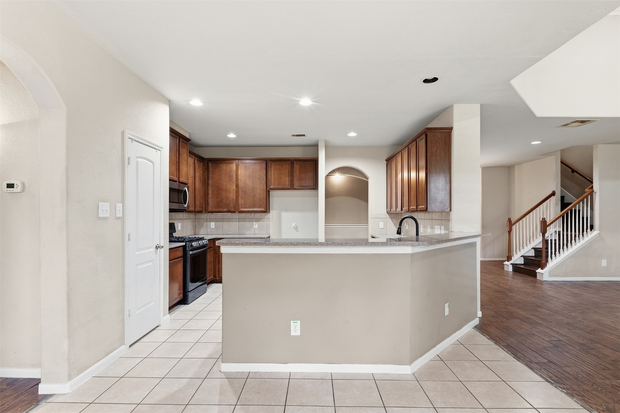 Large kitchen with lots of storage!