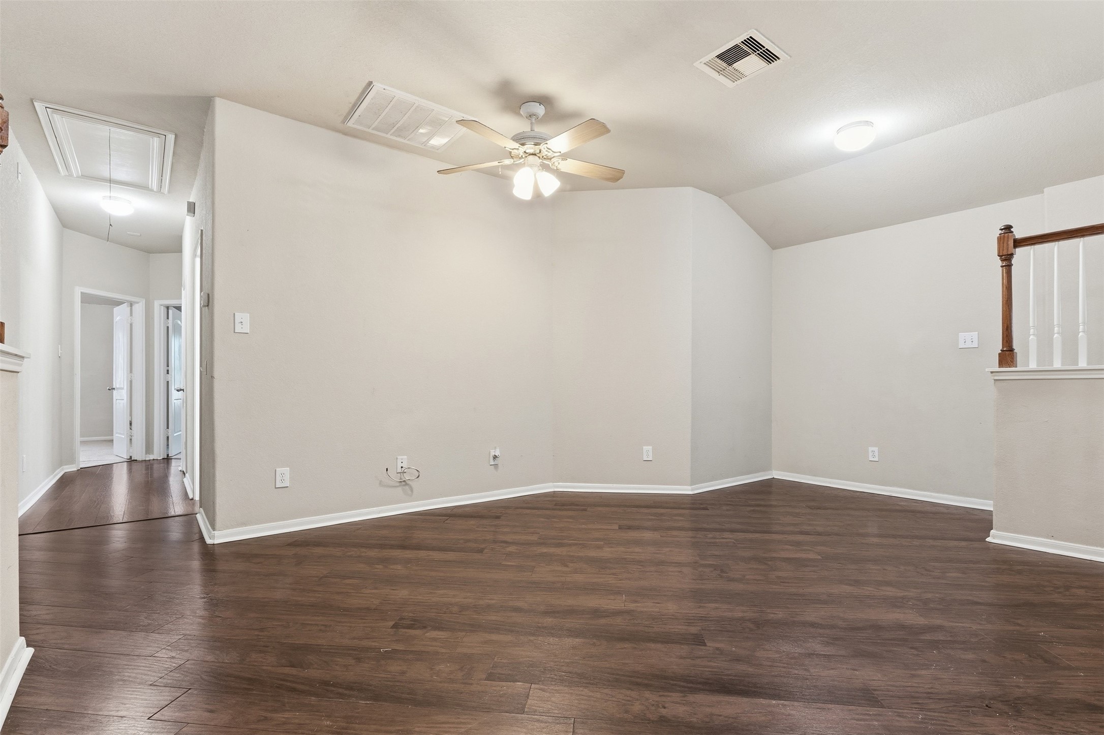 Upstairs loft area