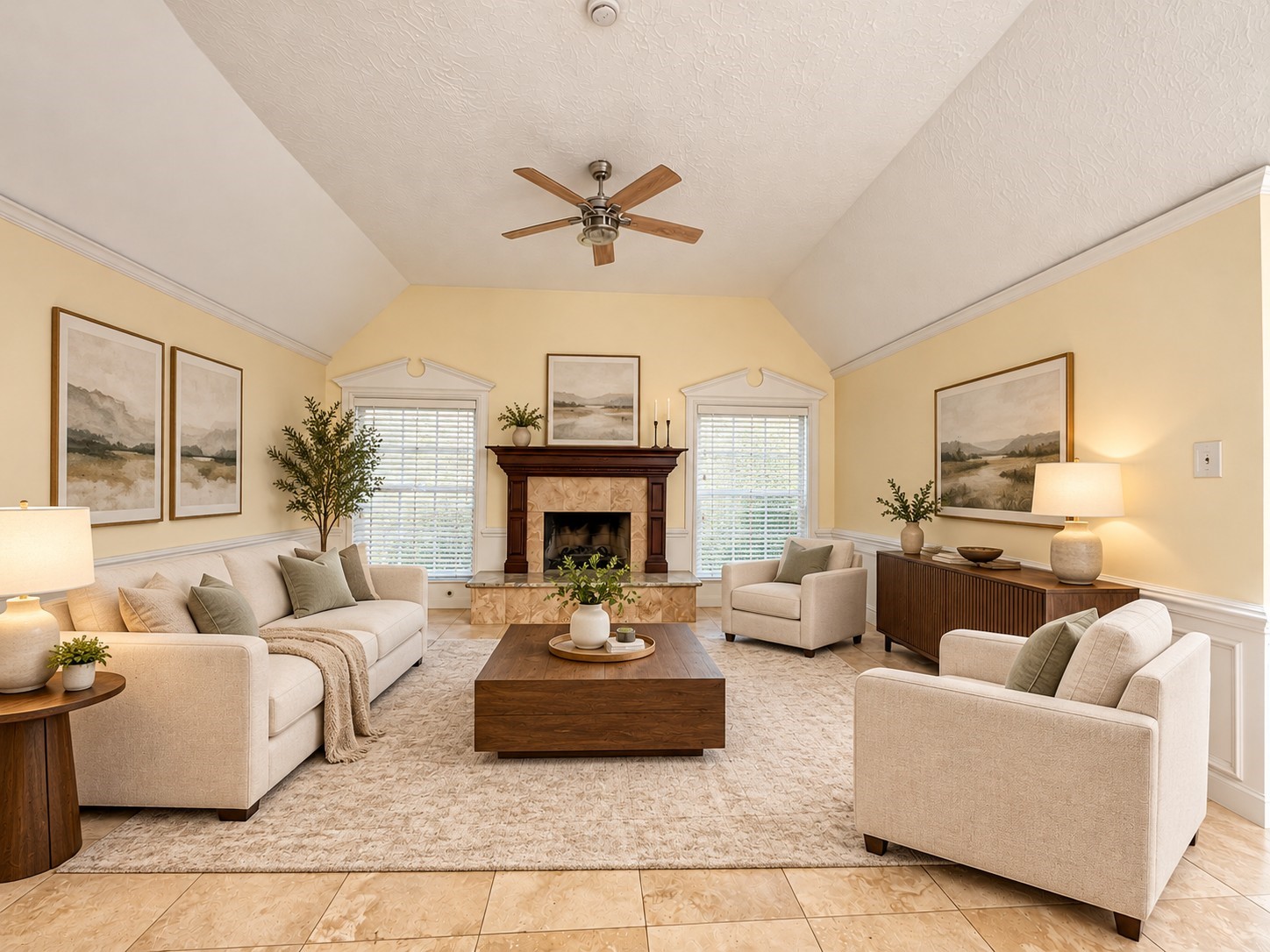 Living - Virtually Staged