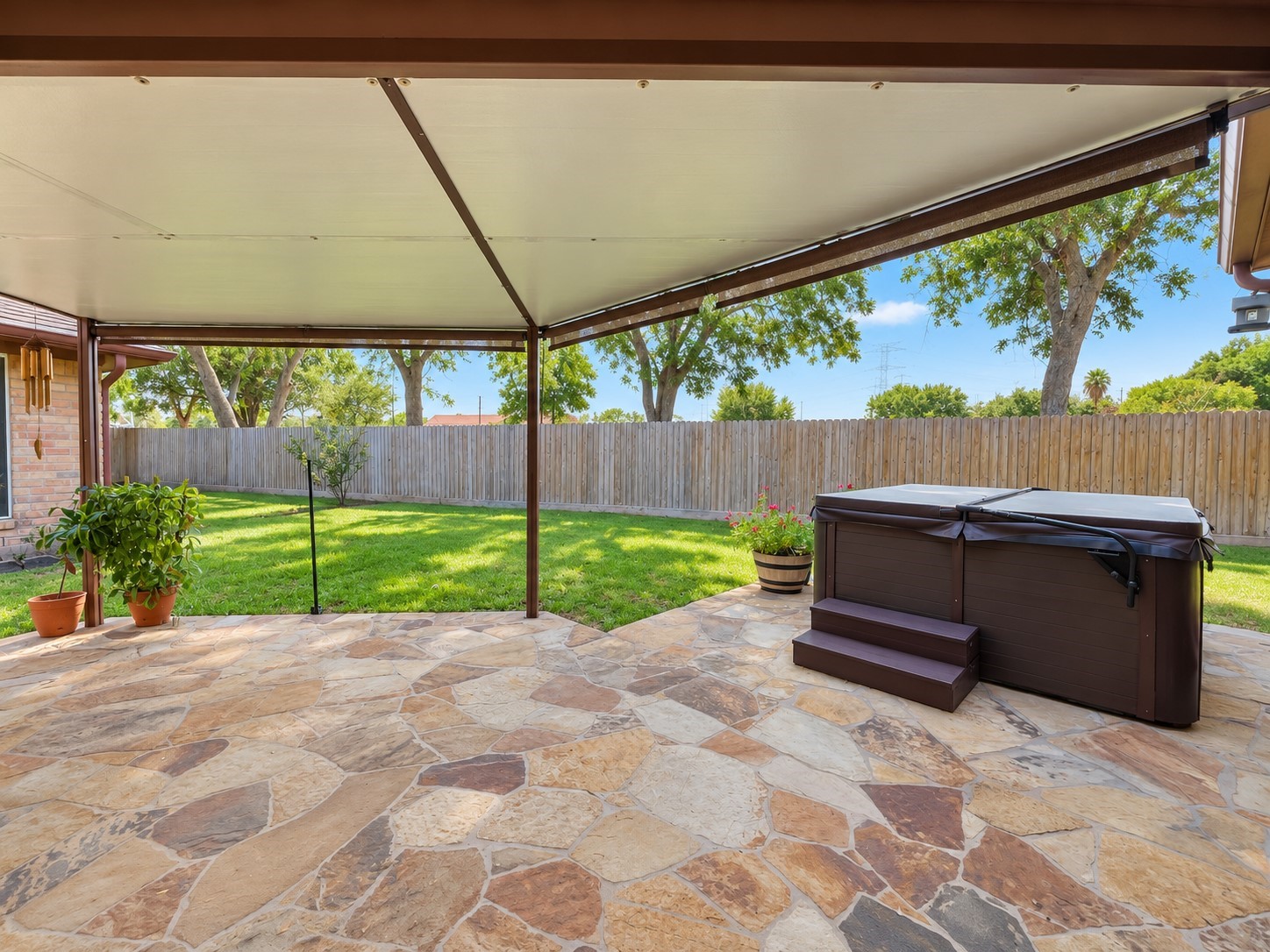 Patio with Hot Tub