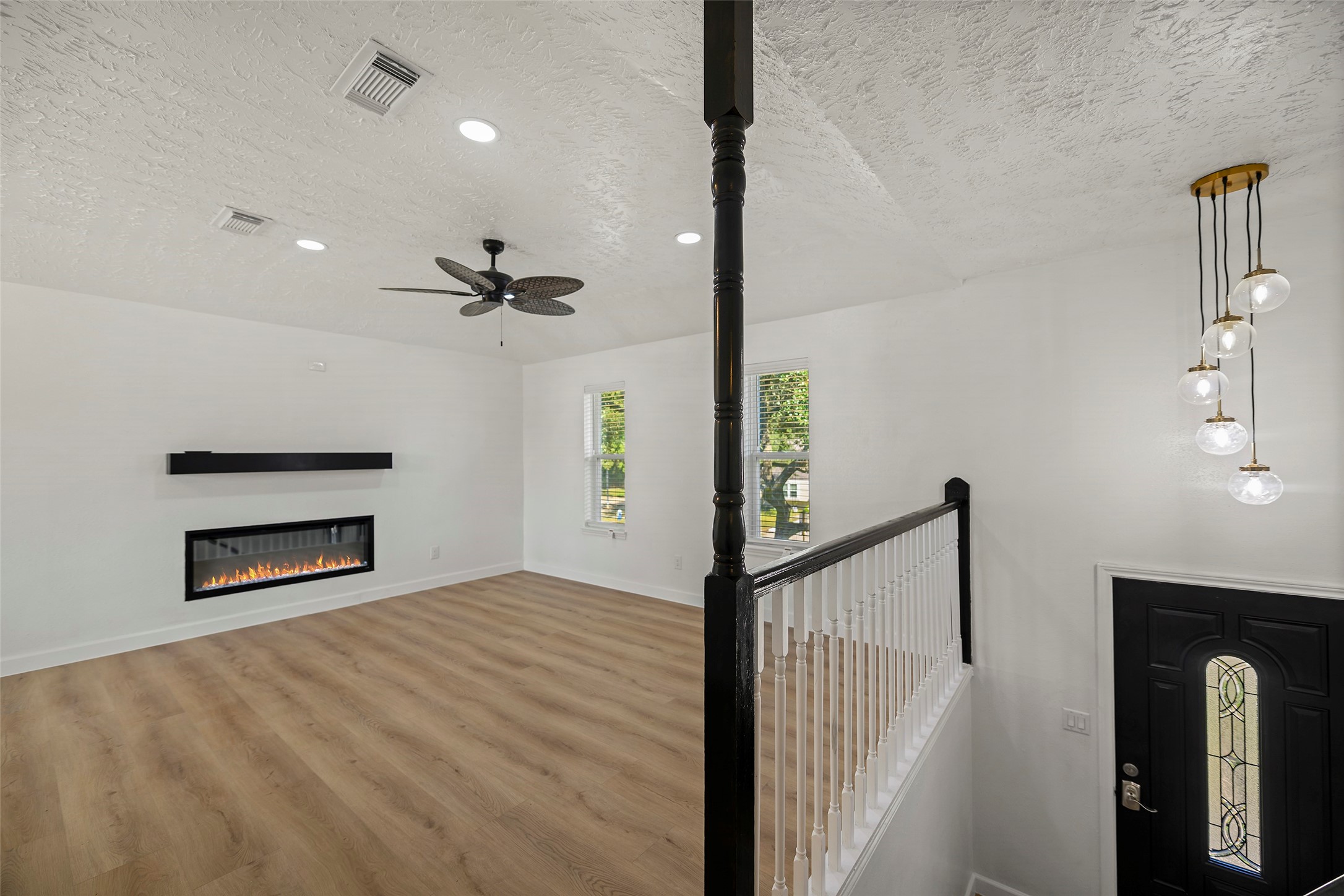 Brand new light fixtures throughout the home