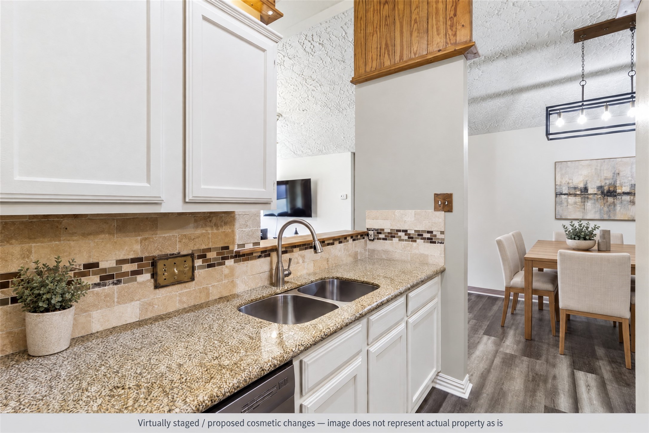 Historical original of kitchen; current condition unverified.