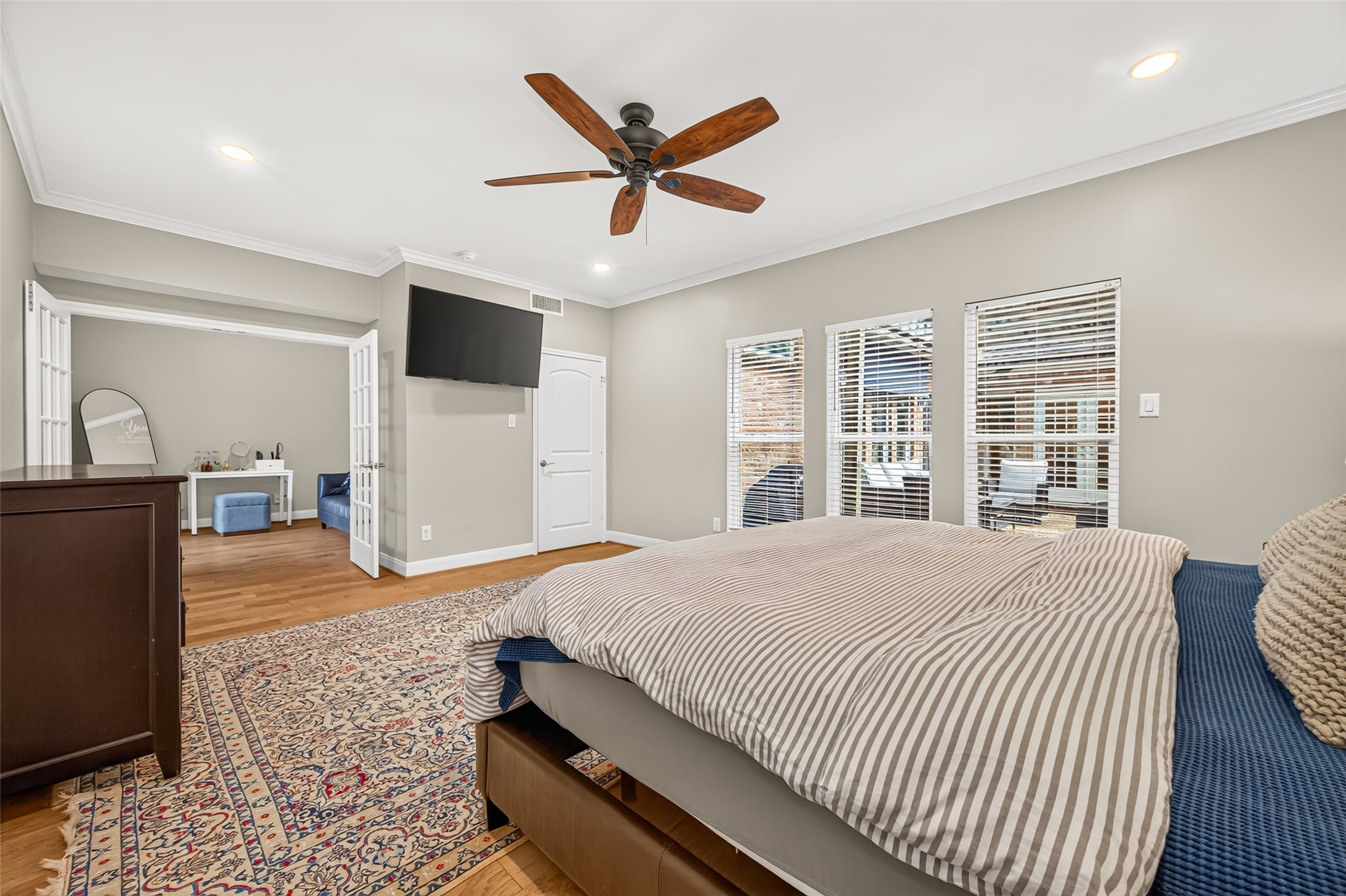 Primary bedroom opens to a separate room that can be a sitting room/office/nursery/etc.!