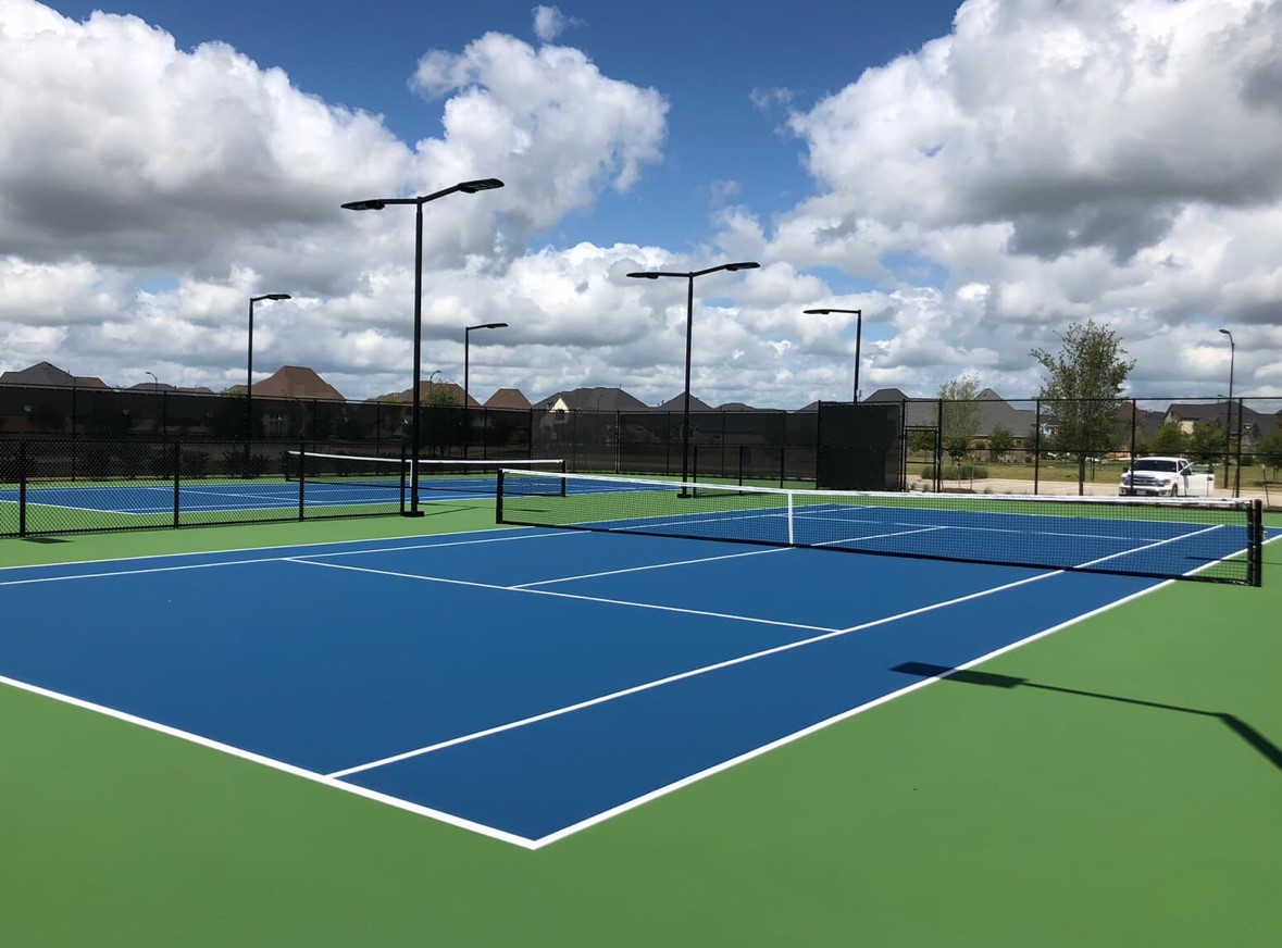Stay active with access to Elyson's community tennis courts, offering opportunities for recreation and outdoor exercise.