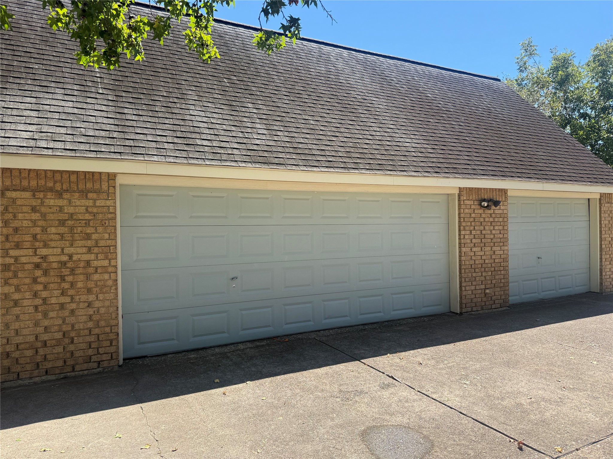Oversized 3 car garage. Upstairs is fully decked. There is a full bathroom in the garage too.