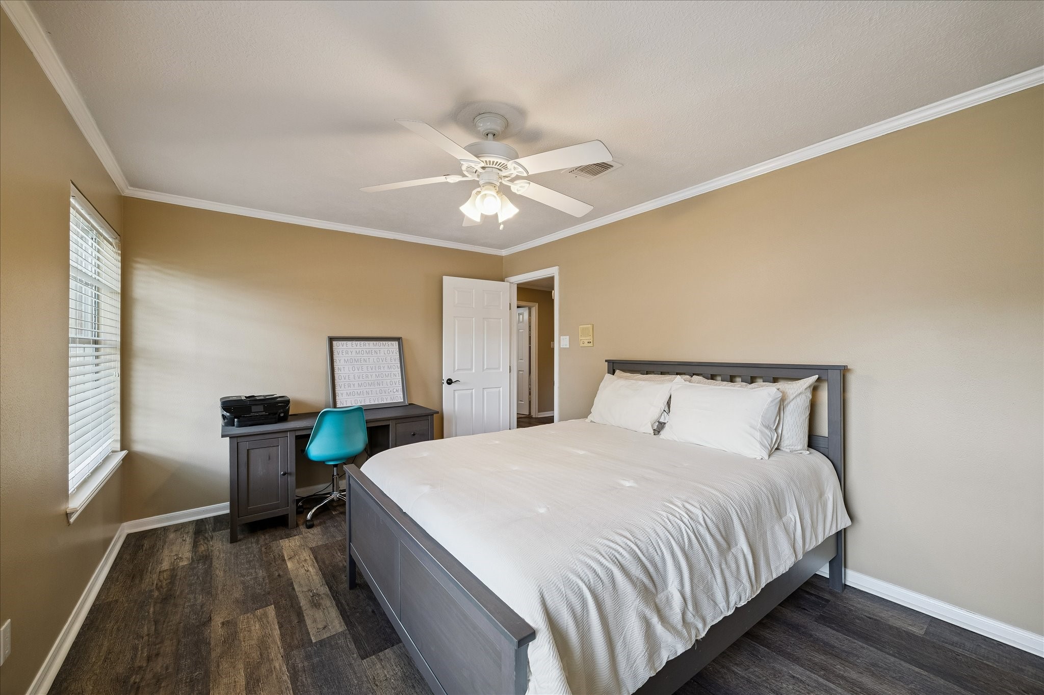 Another large secondary bedroom.