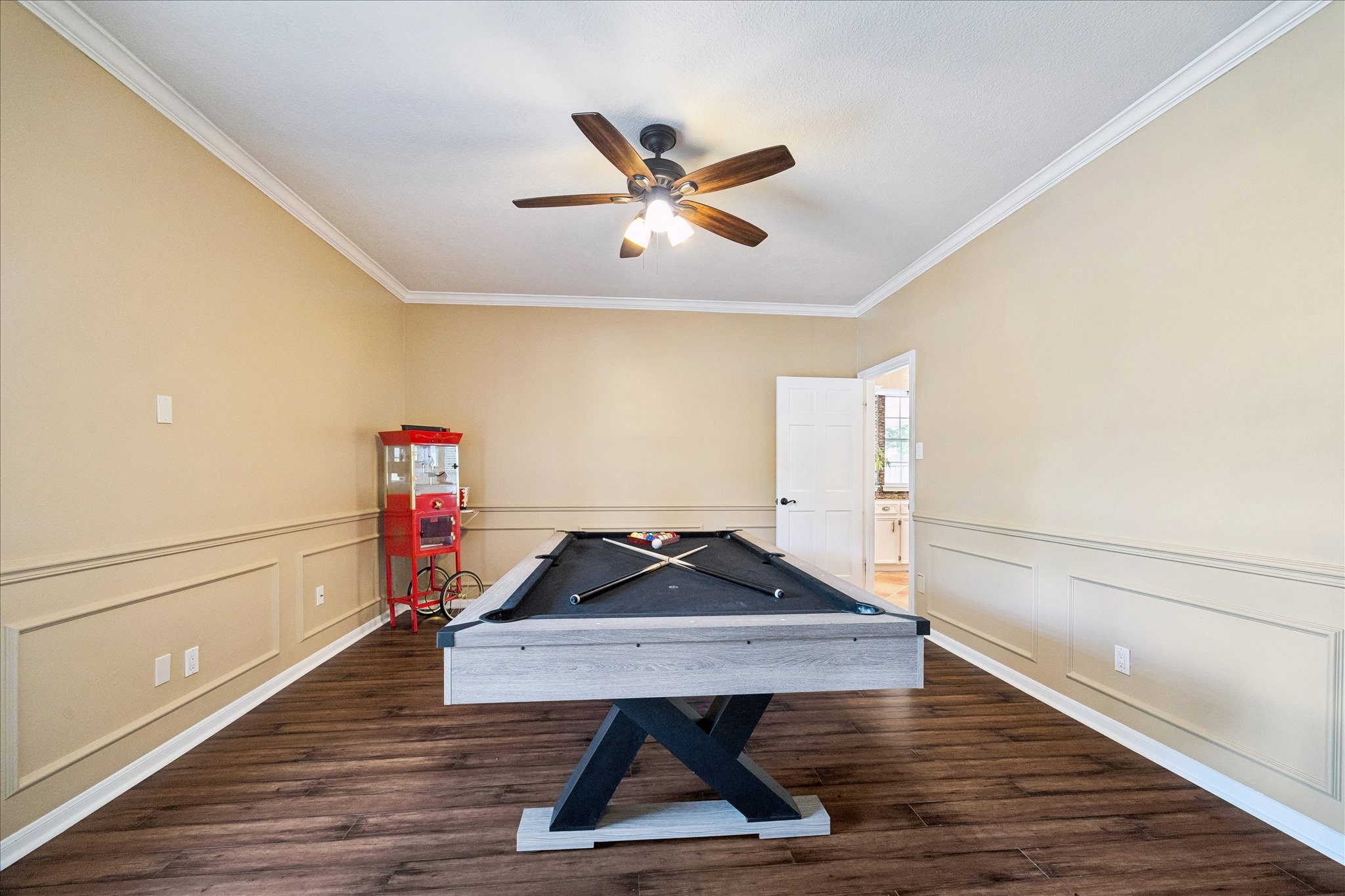 Seller is using it as a pool room.