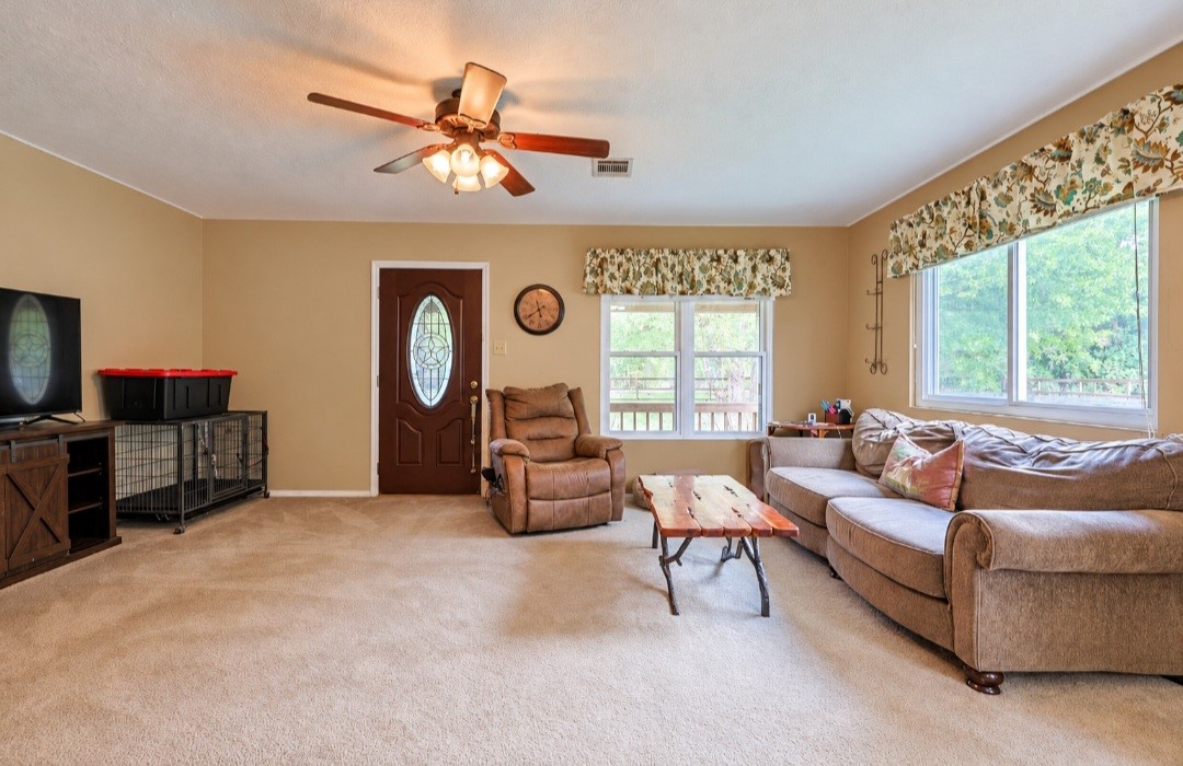 Front Door opens to Living room