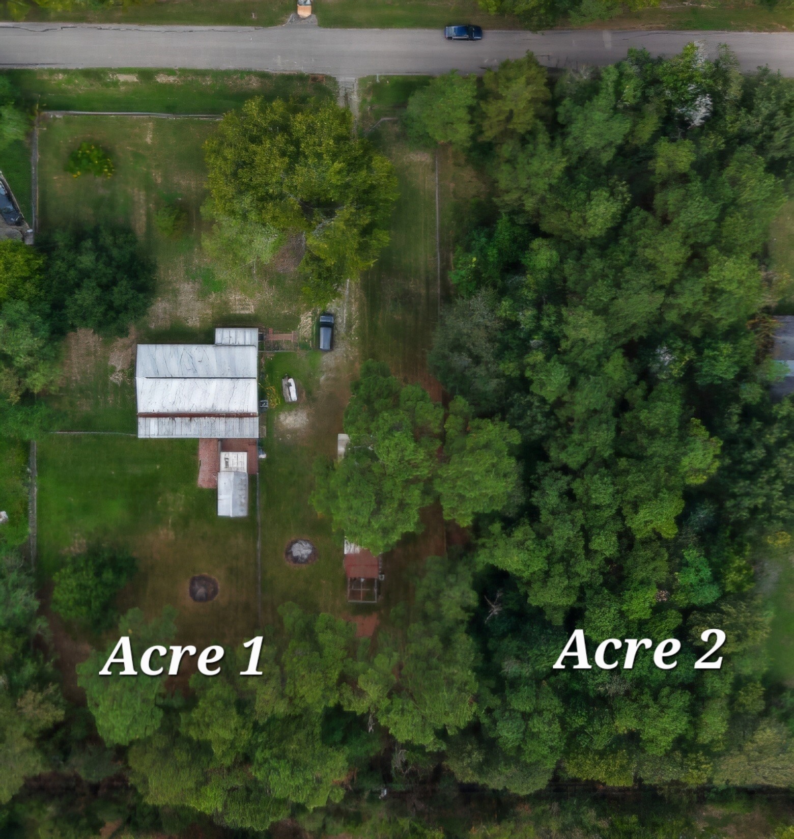 Acreage can be subdivided