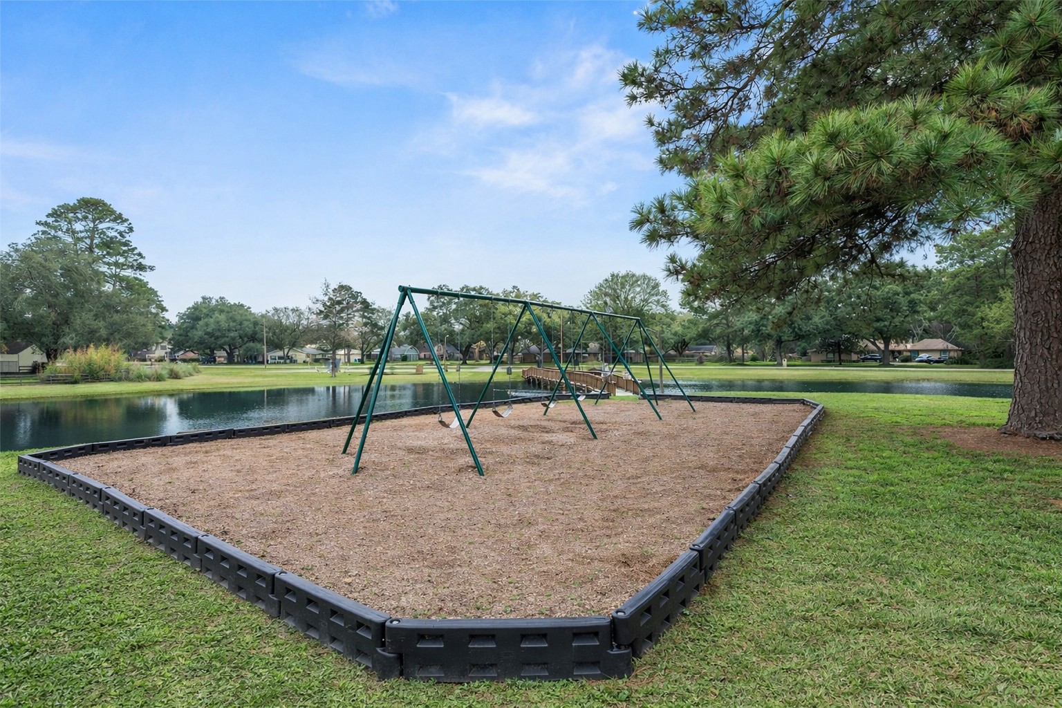 Playground Area at the Neighborhood Lake