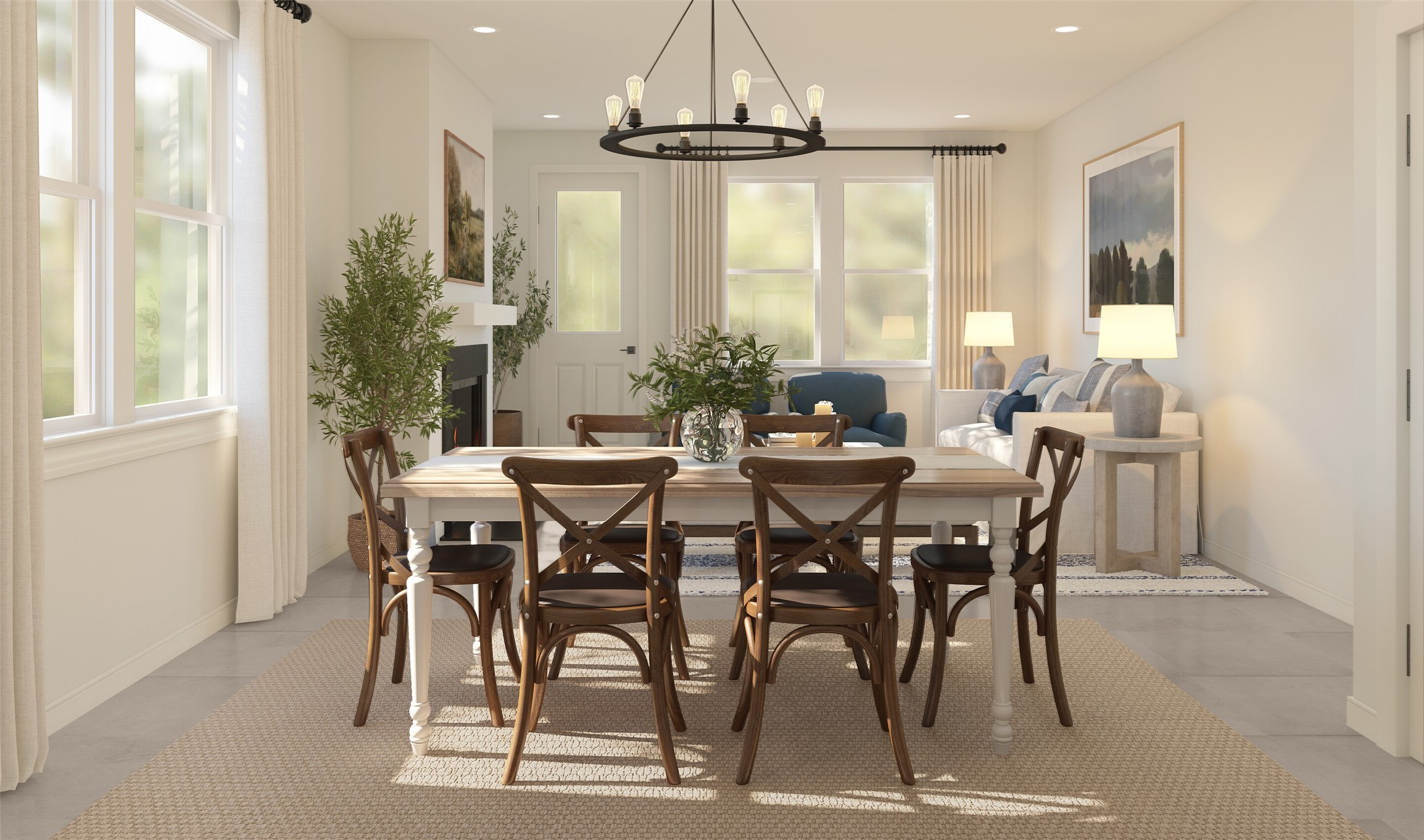 Charming dining area (*Artist rendering used for illustration purposes only. Colors/finishes may differ from the ones currently selected in the home.) Charming dining area (*Artist rendering used for illustration purposes only. Colors/finishes may differ from the ones currently selected in the home.)