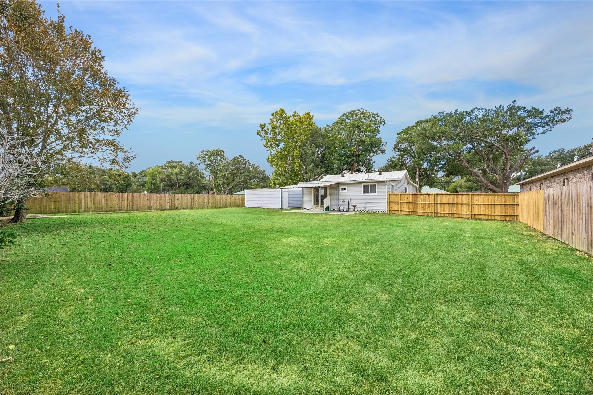 Oversized backyard for all those outside games.