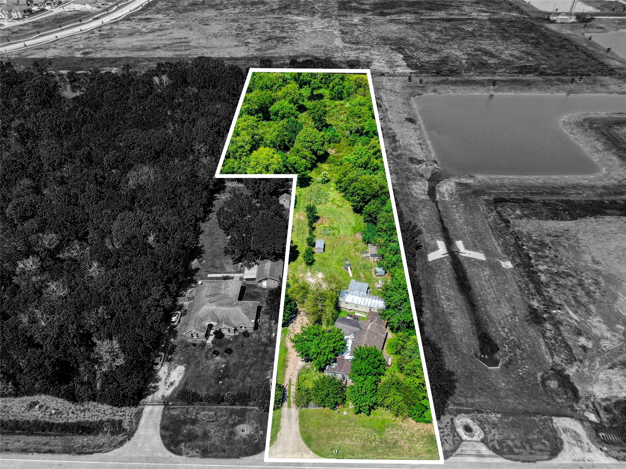 Aerial property view